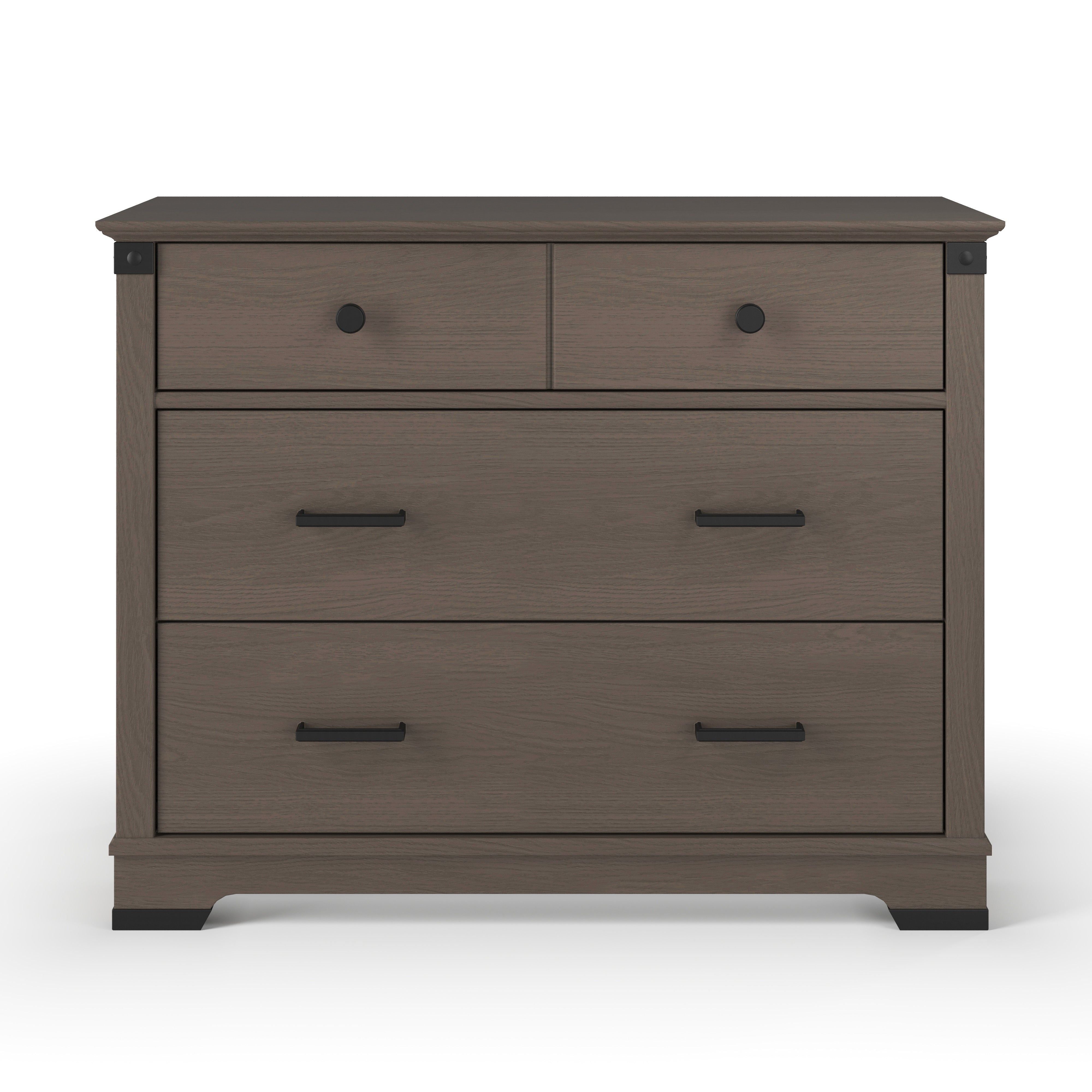 Redmond 3 Drawer Dresser, Dapper Gray