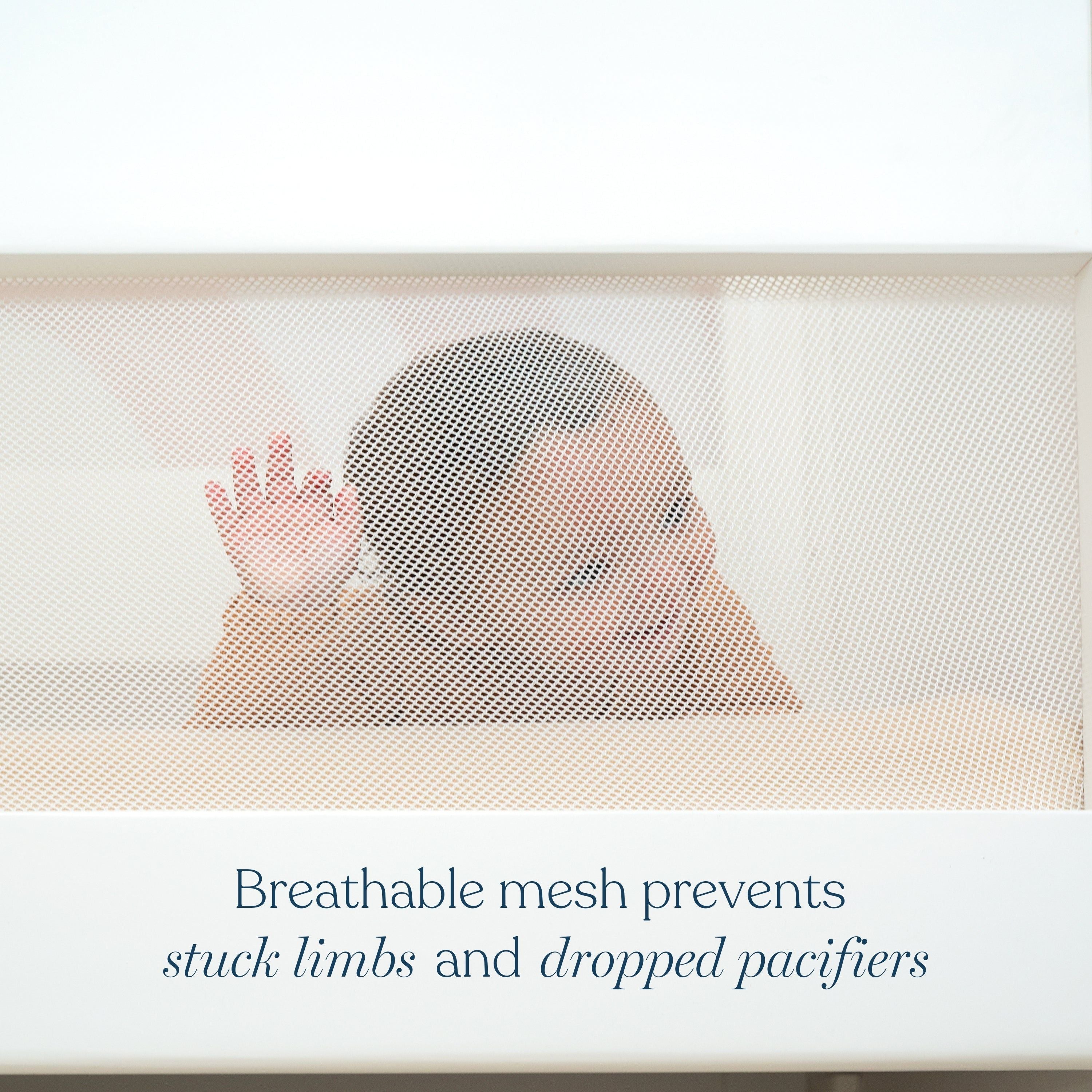 3-in-1 Convertible Full Size Breathable Mesh Crib