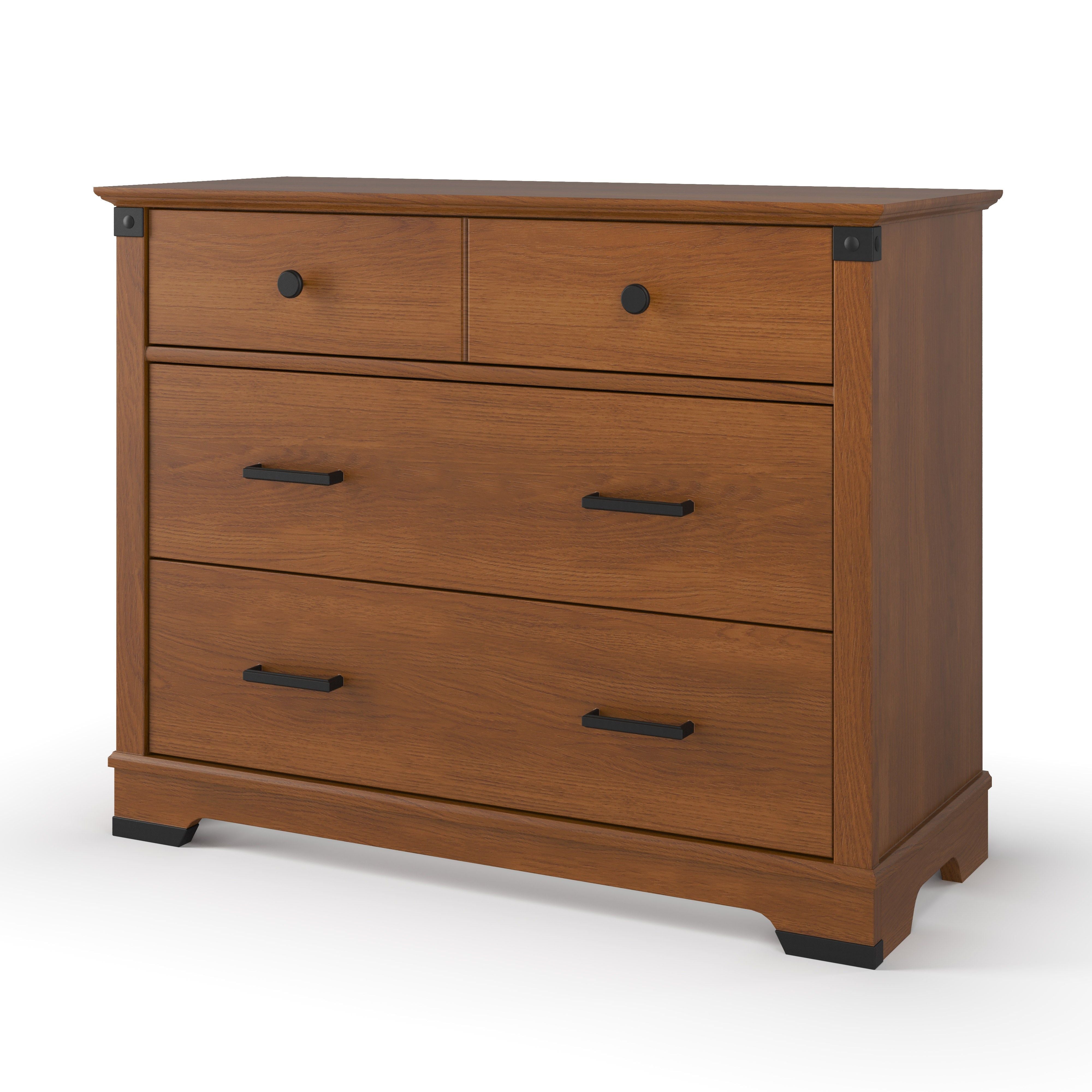 Redmond 3 Drawer Dresser, Coach Cherry