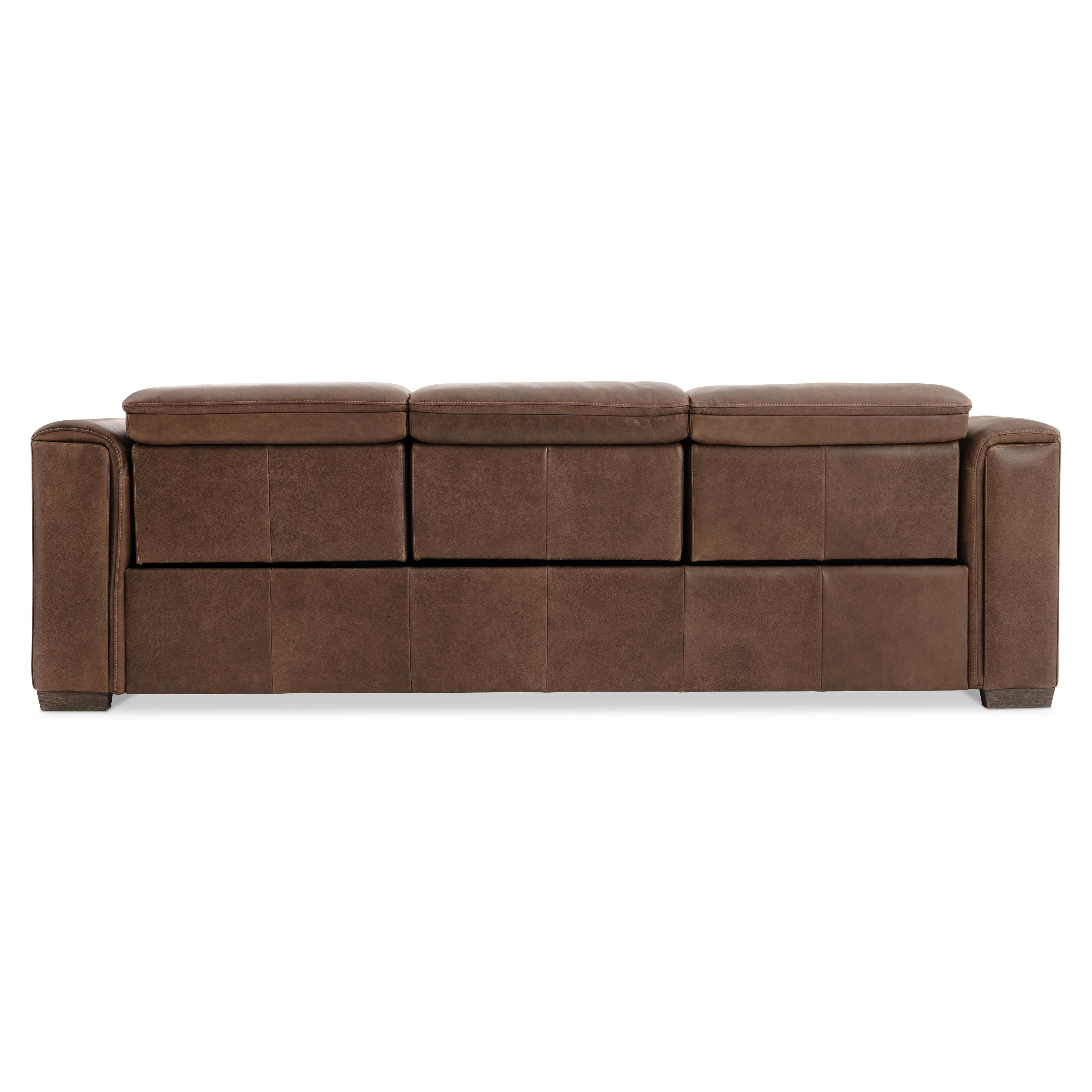 Bernhardt Billings Leather Power Motion Sofa