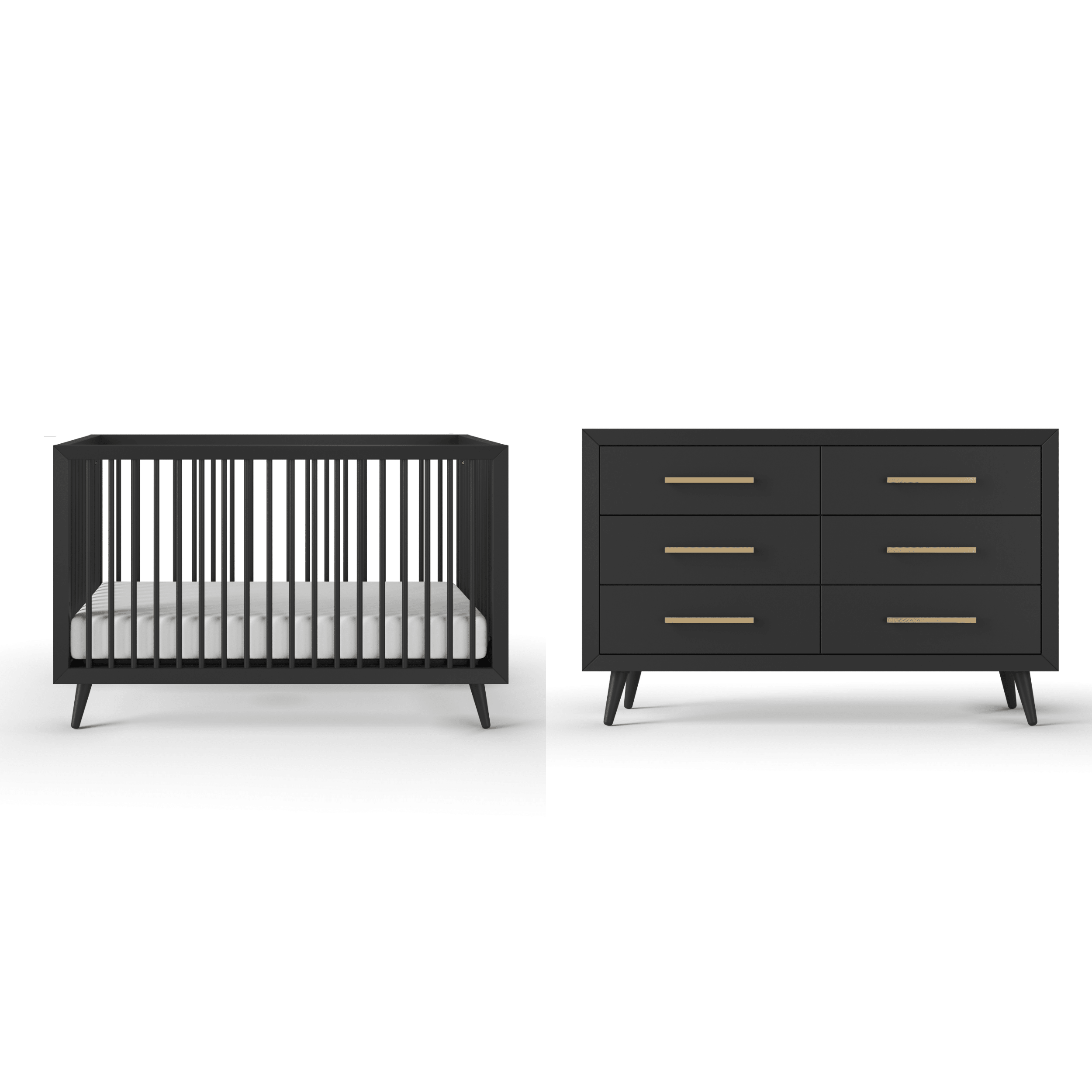 Cranbrook 4-in-1 Convertible Crib, Ebony