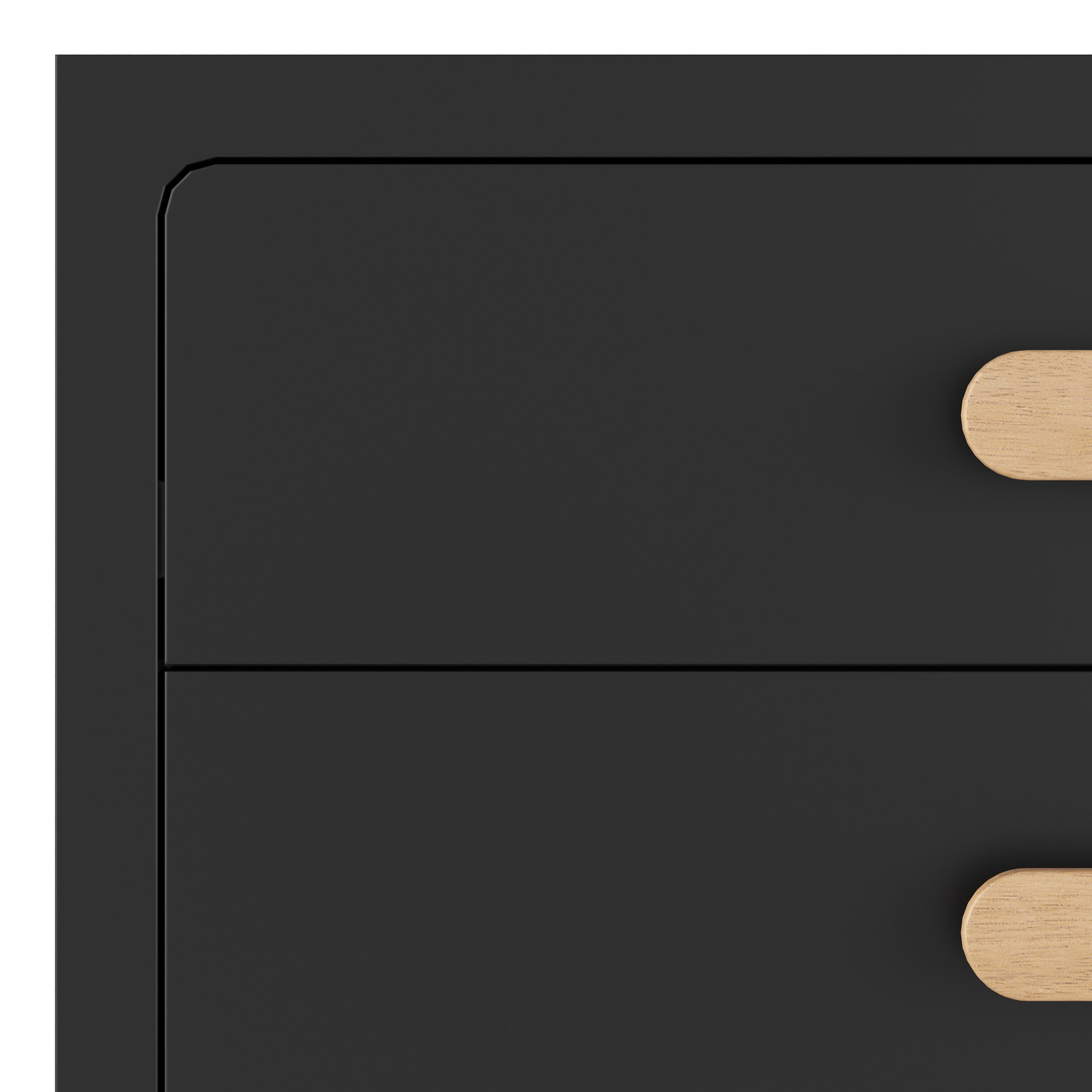 Park Heights 4-Drawer Chest - Caviar Black