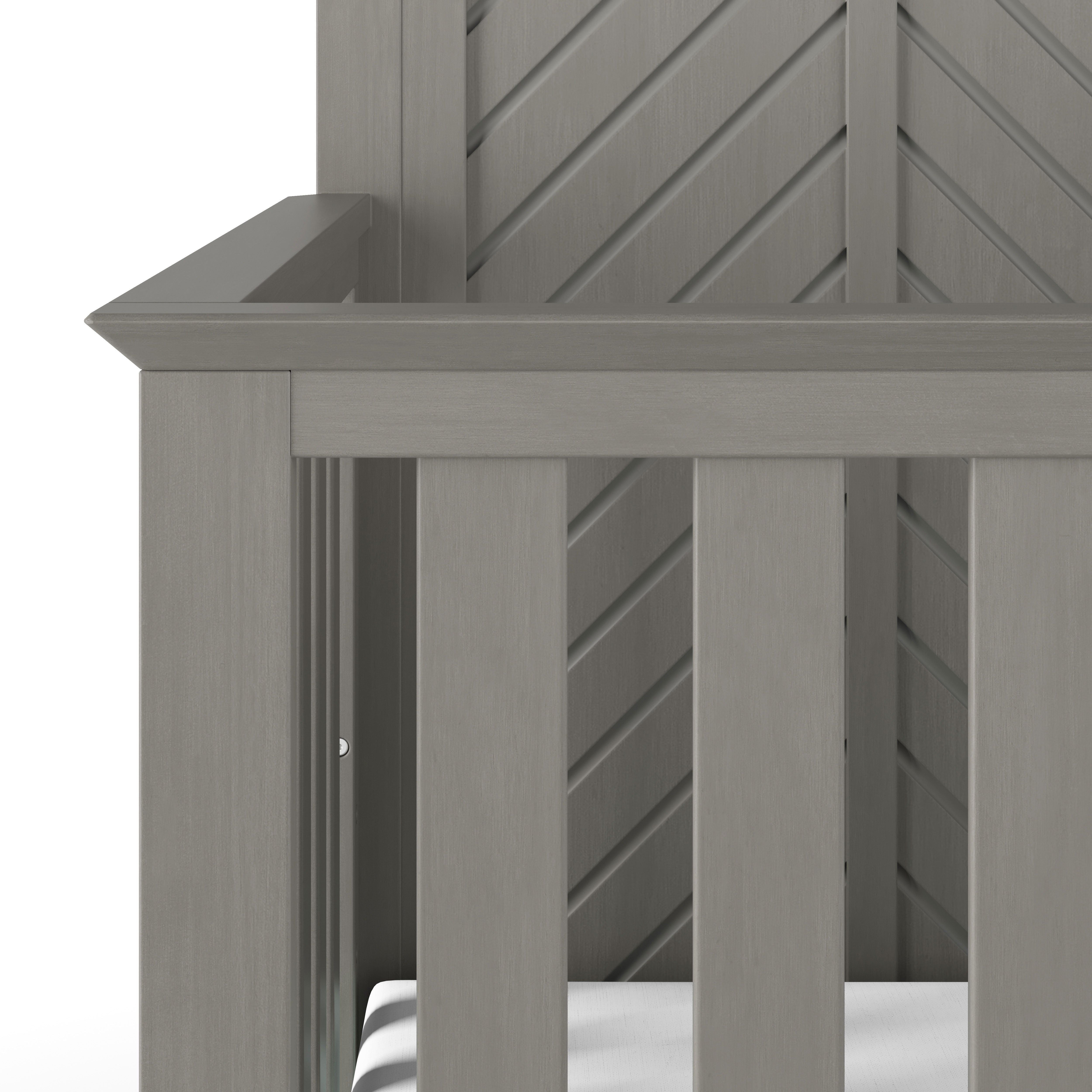 Atwood 4-in-1 Convertible Crib, Lunar Gray