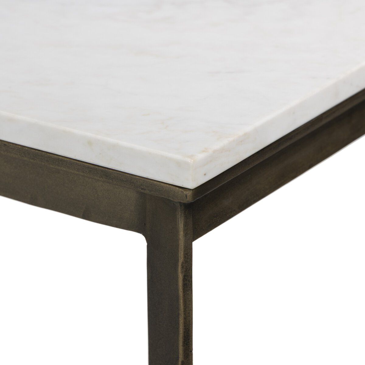 Hammered Iron Console Table
