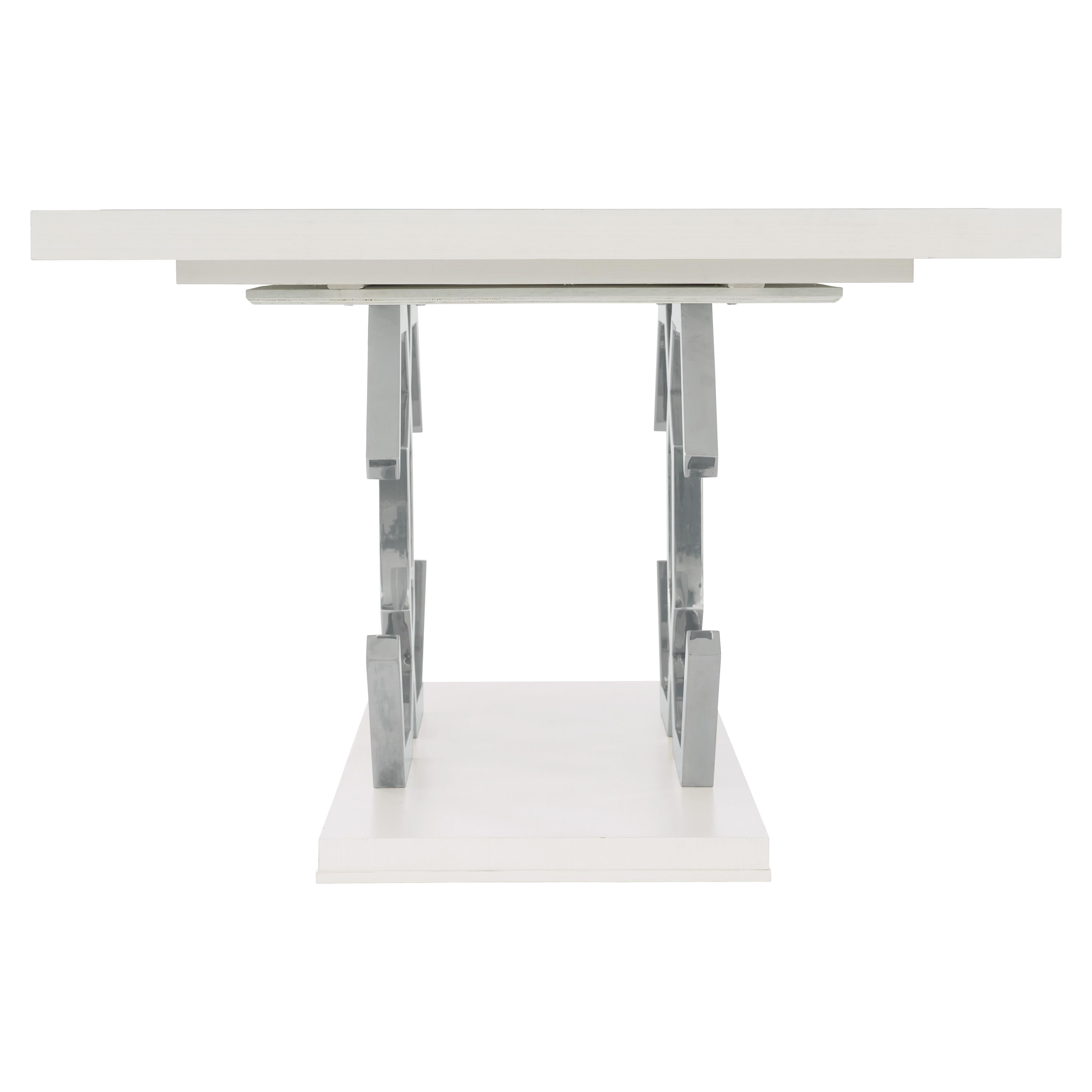 Bernhardt Silhouette Rectangular Dining Table with Extension Leaf