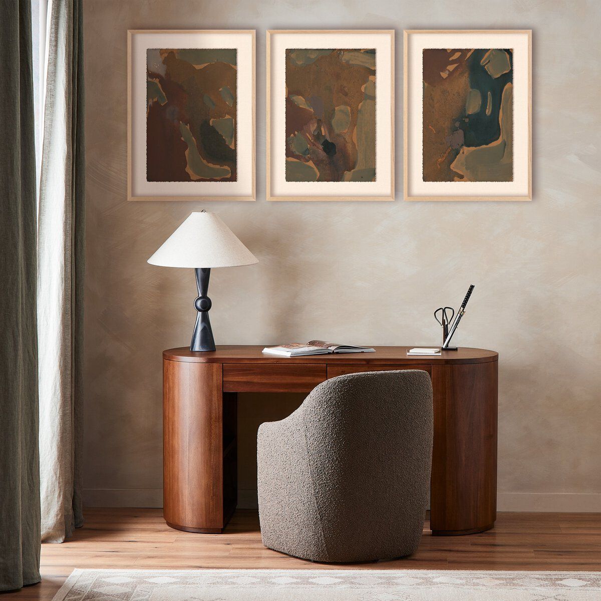 Worn Triptych By Brooke Noel Morgan