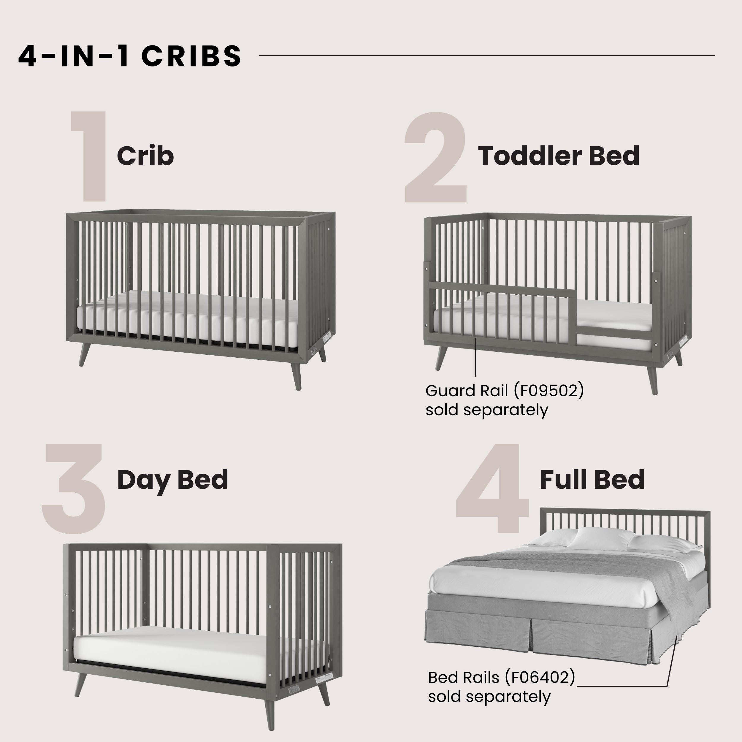 Cranbrook 3-piece Nursery Set by Halo Sleep