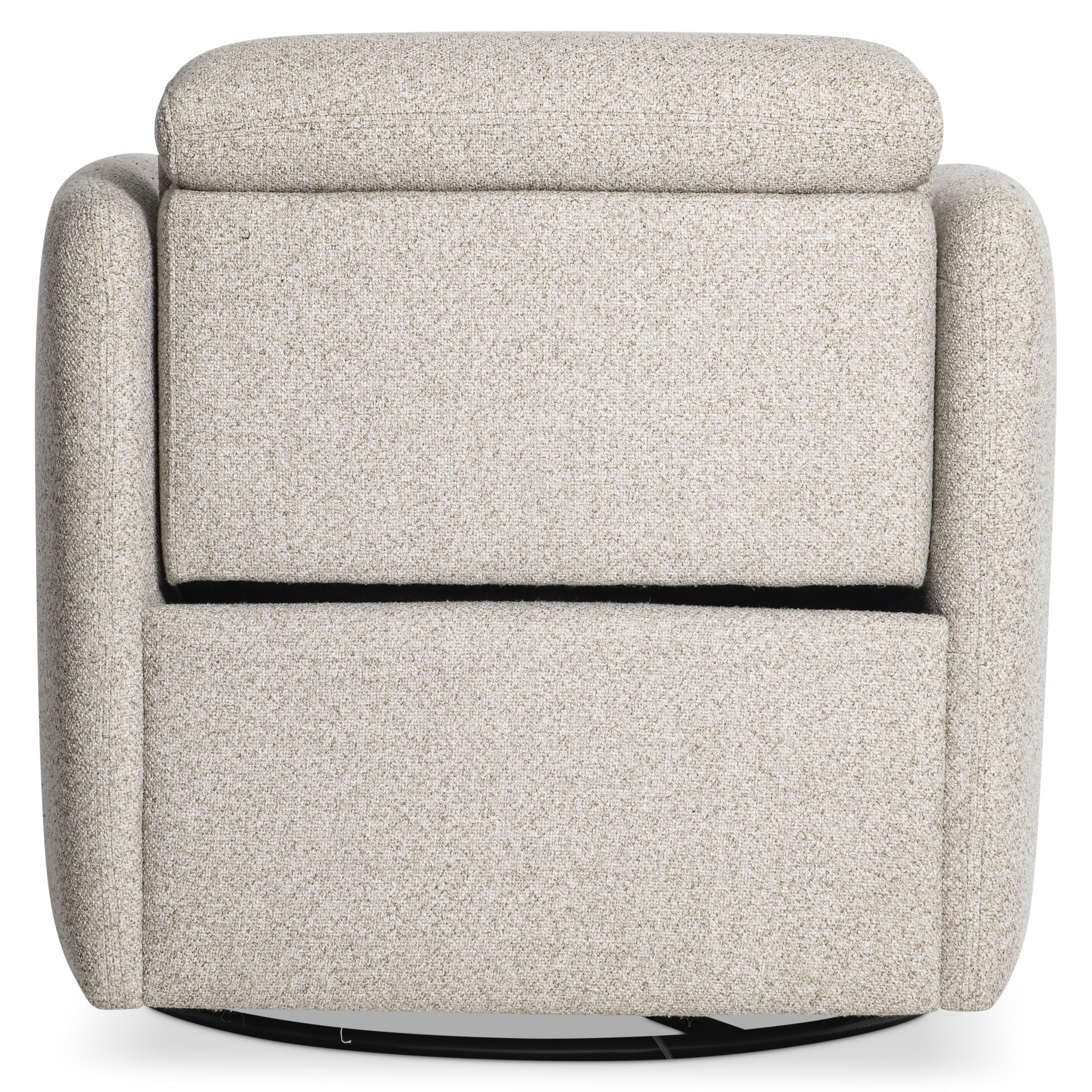 Bernhardt Livvy Fabric Power Motion Swivel Chair