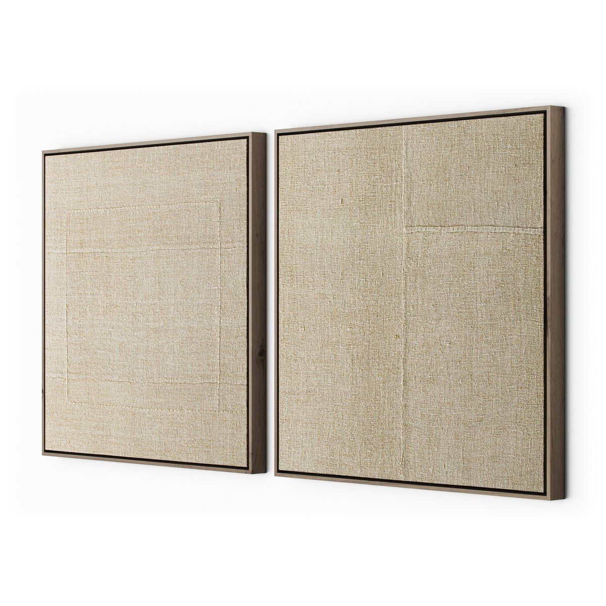 Woven Silence Diptych By Karen Covey