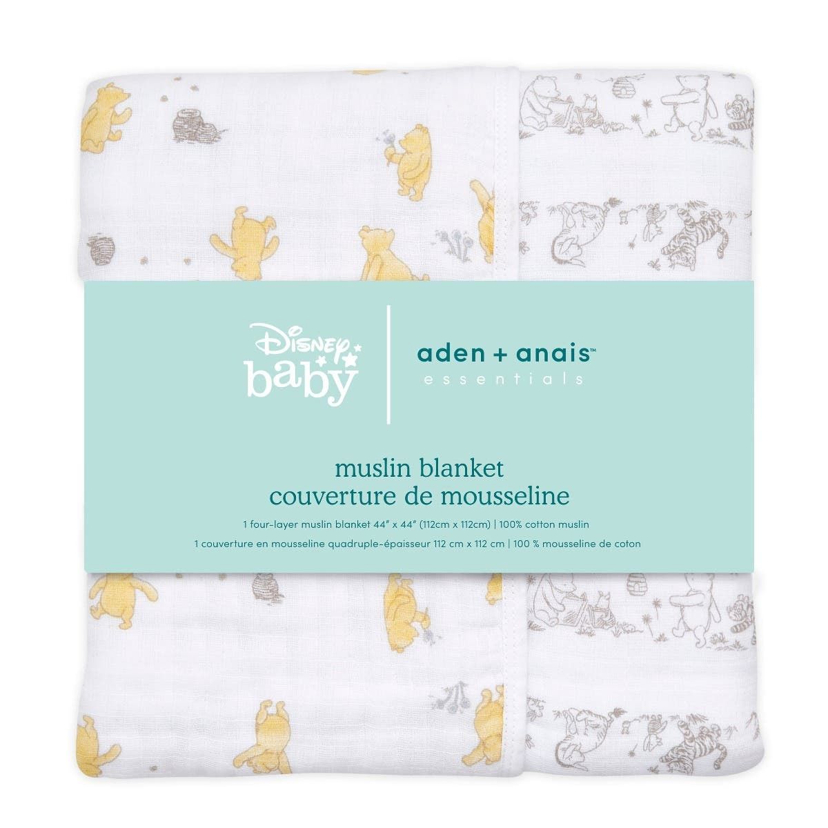 Disney™ Winnie The Pooh Essentials Cotton Muslin Dream Blanket