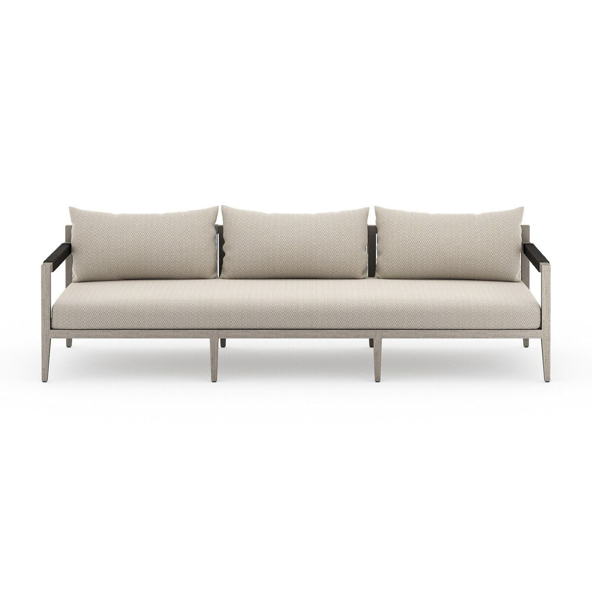 Sherwood Outdoor Sofa, Weathered Grey