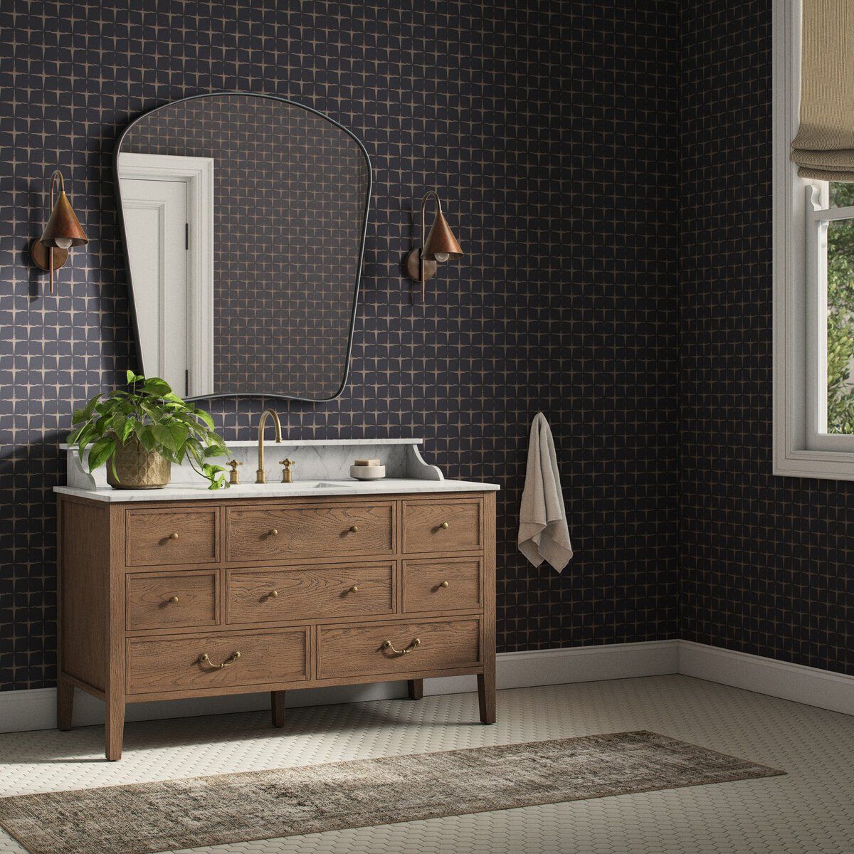 Blocking Wallpaper By Getty Images