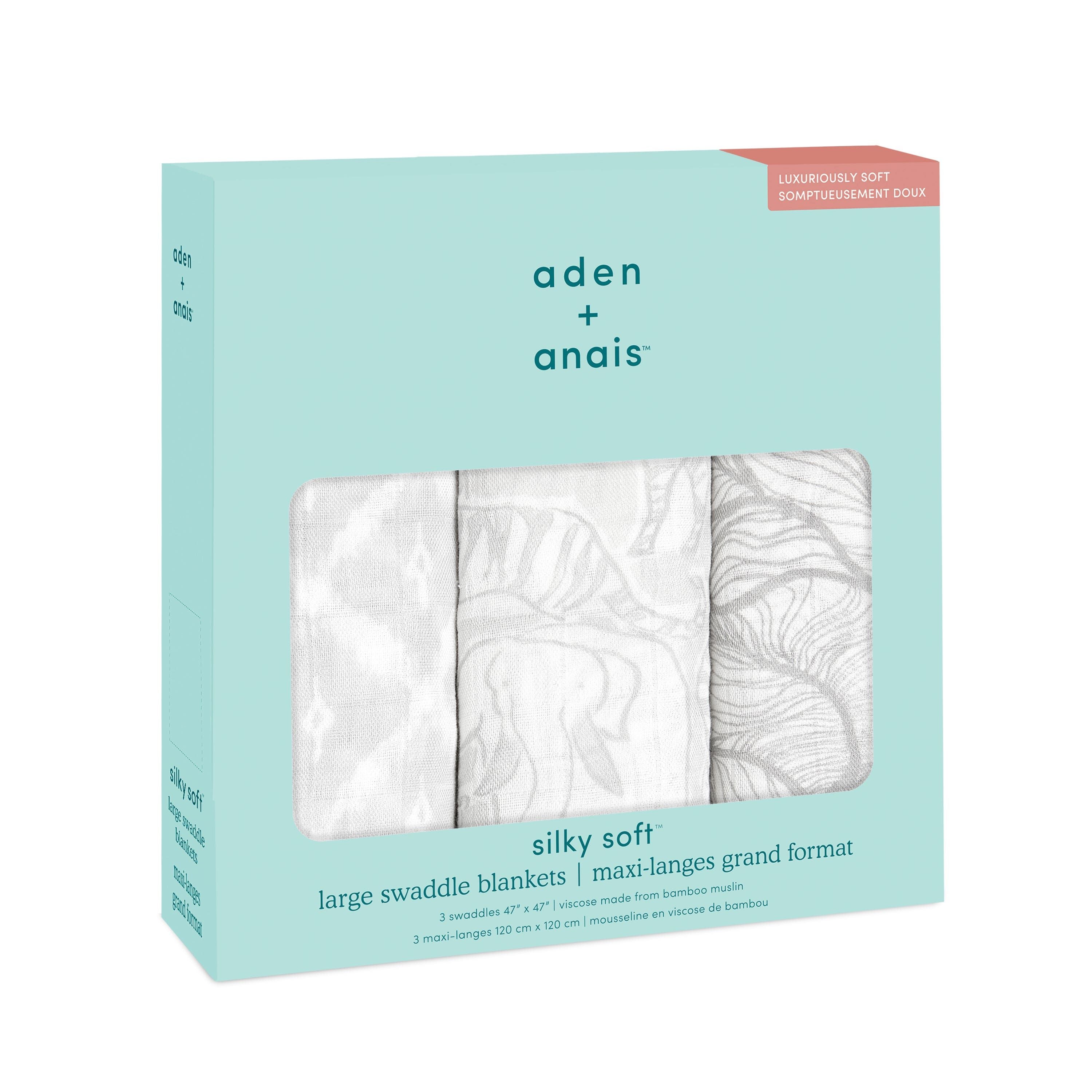Boutique Silky Soft Swaddle Blanket 3 Pack