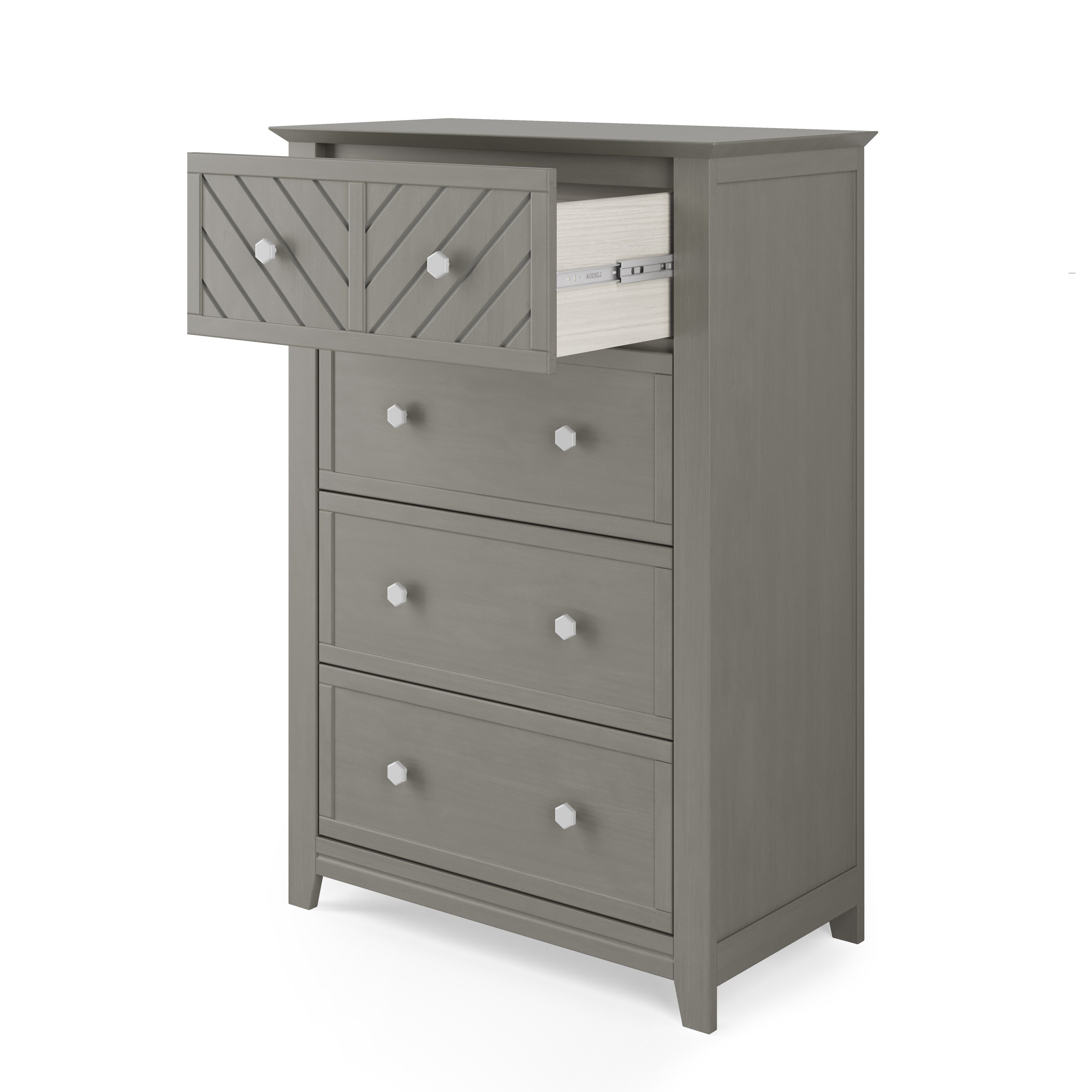 Atwood 4-Drawer Chest, Lunar Gray