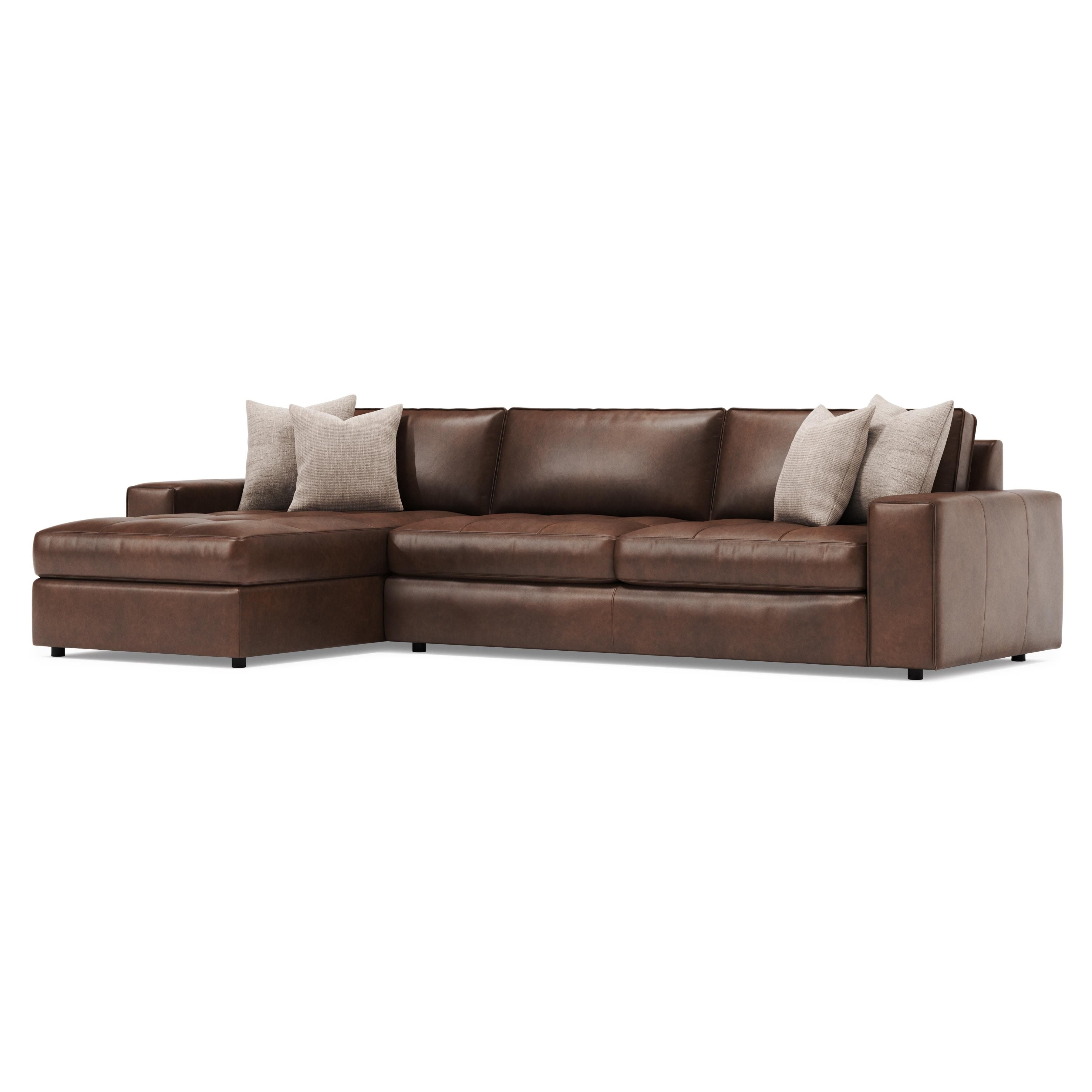 Bernhardt Furniture Nest Leather Sectional