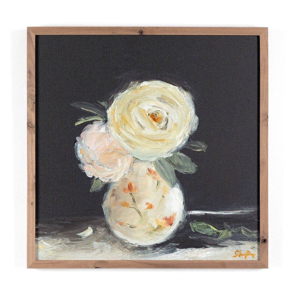 Flowers In Vase By Shaina Page