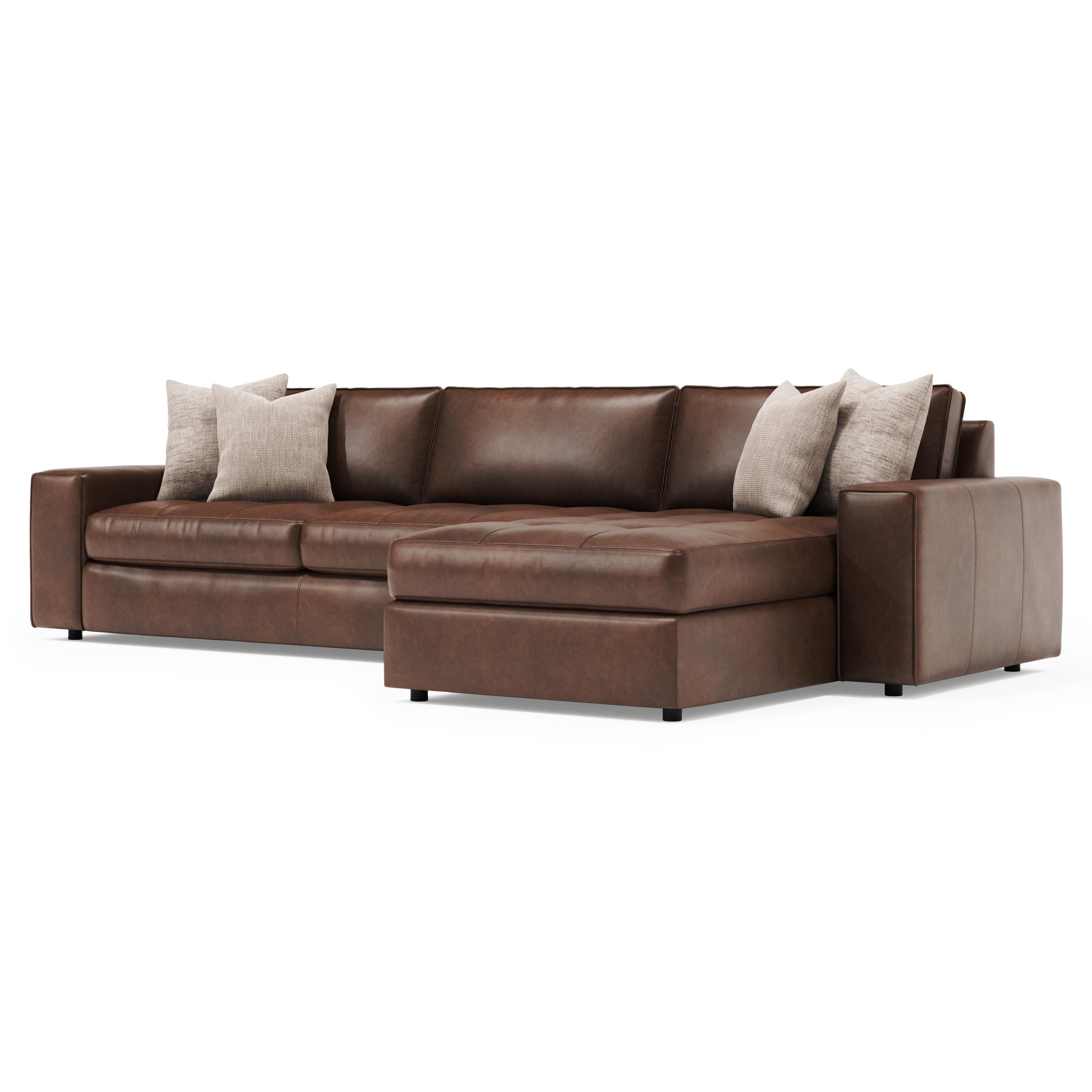 Bernhardt Furniture Nest Leather Sectional