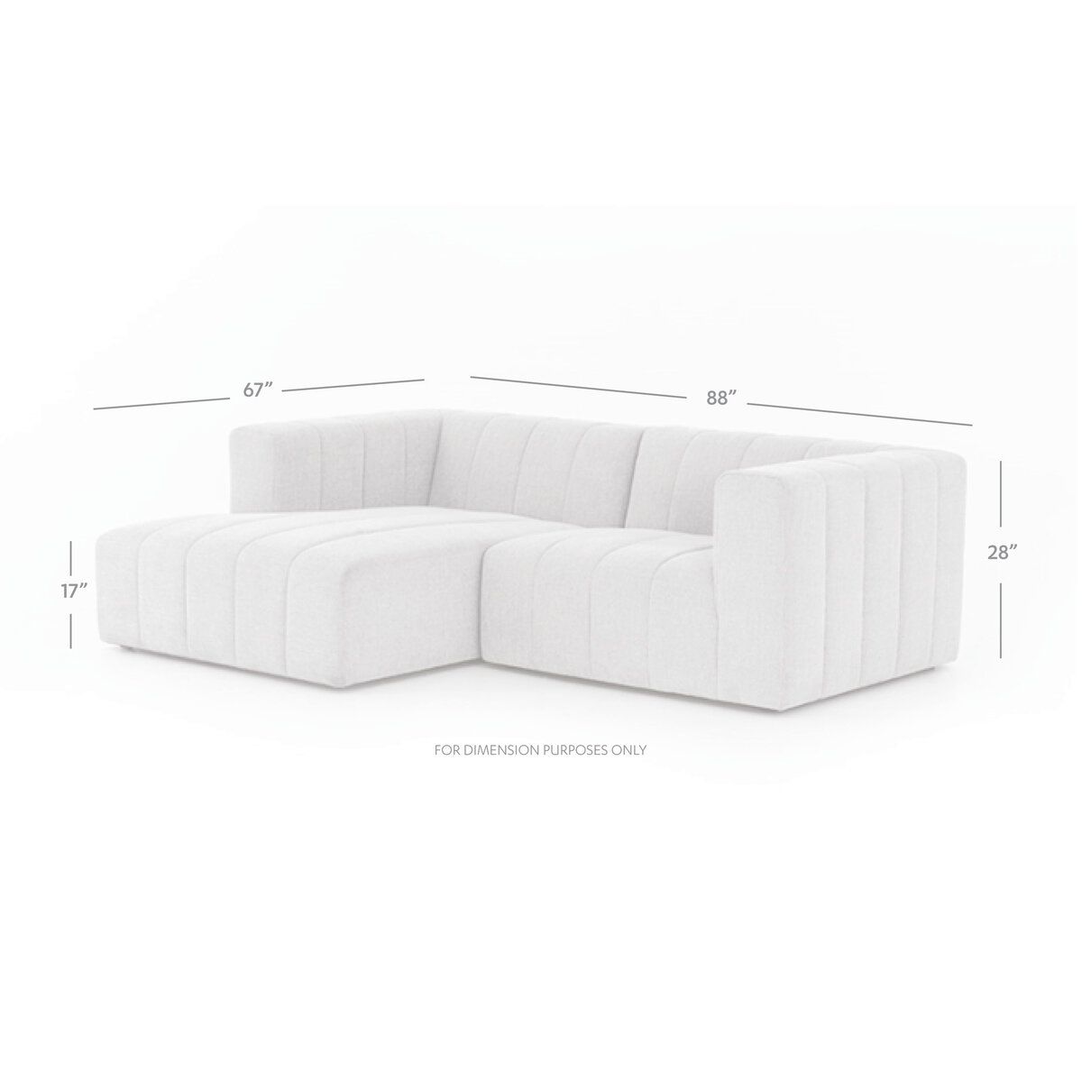 Langham Channeled 2-piece Sectional