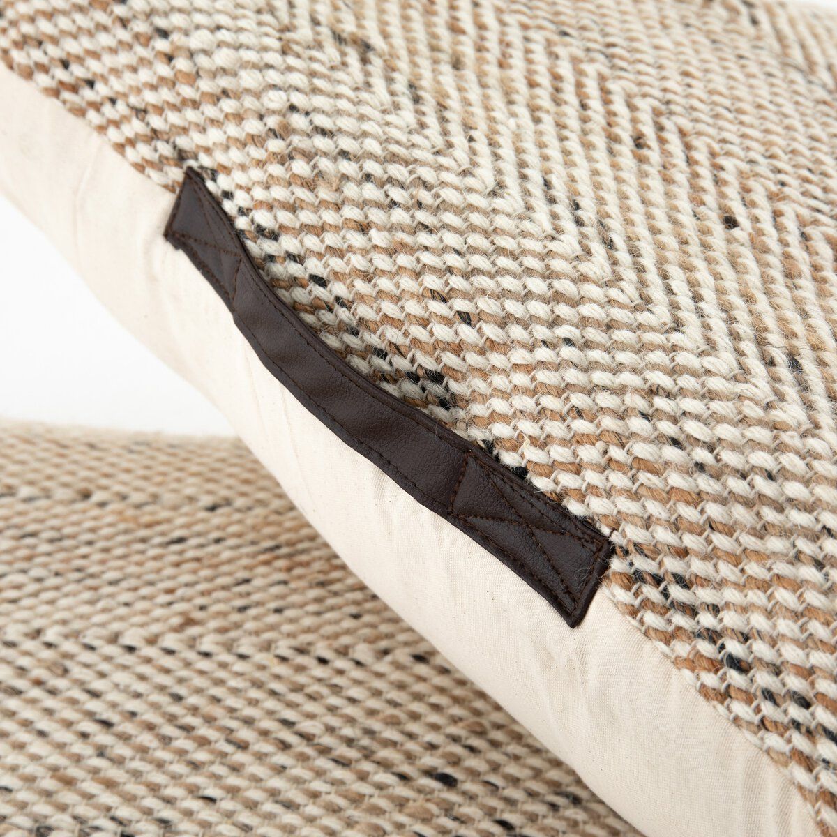 Neema Pouf-set Heathered Wool