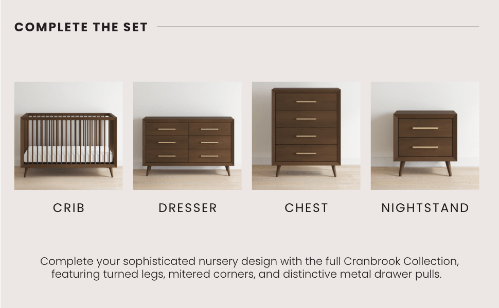 Cranbrook 4 Drawer Chest, Toasted Chestnut