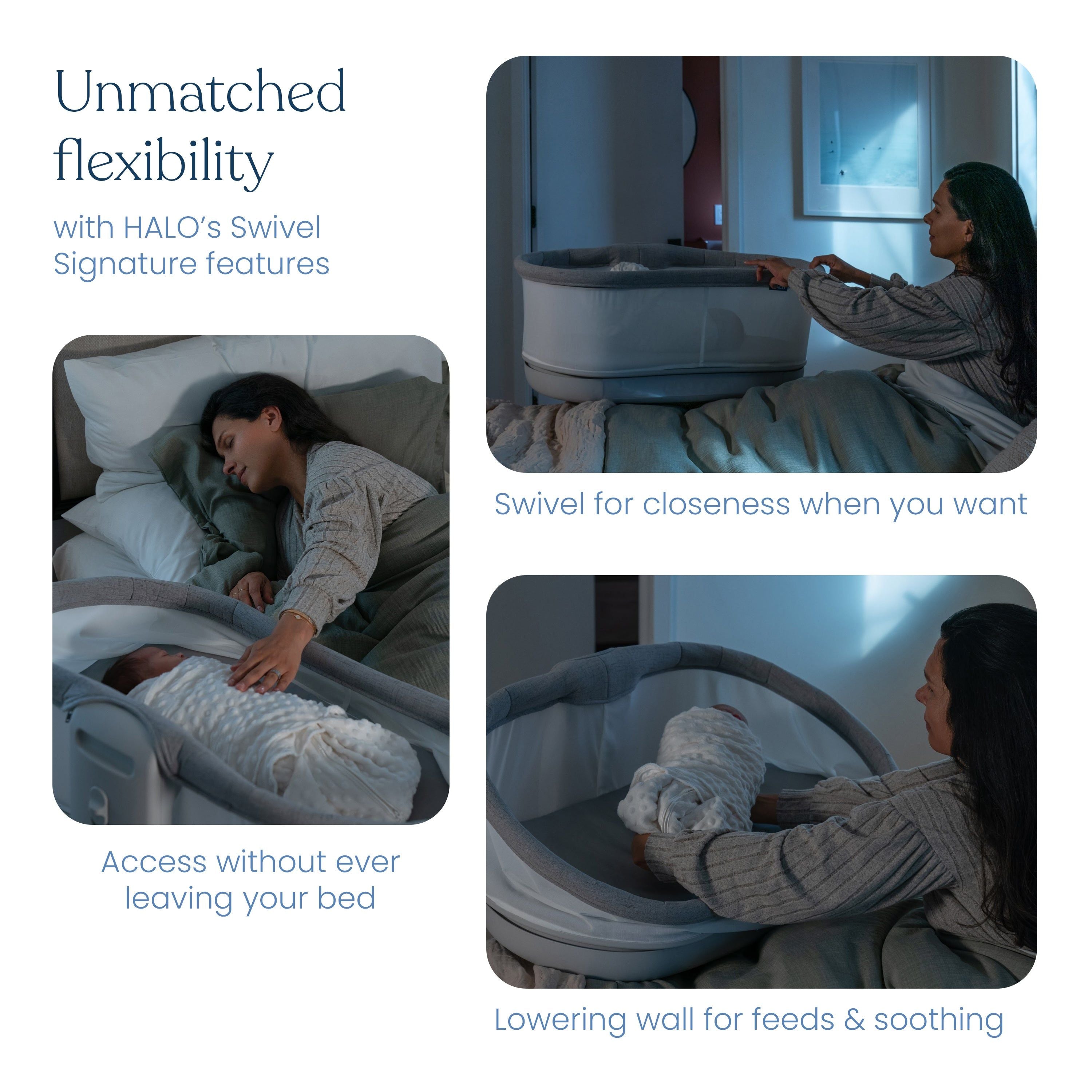 Bassinest® Connected Swivel Sleeper 3.0 - Smart Bassinet