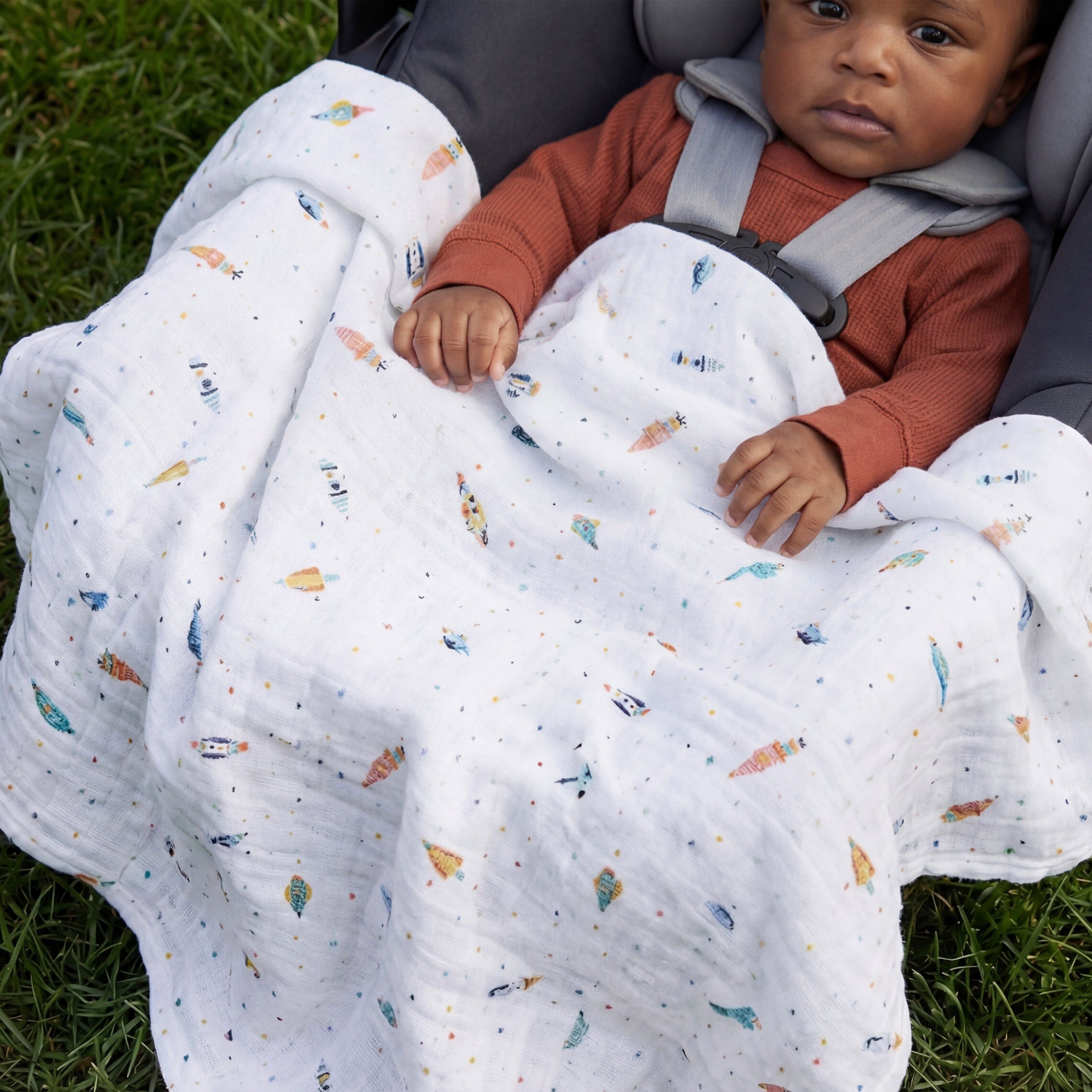 Organic Cotton Muslin Dream Blanket