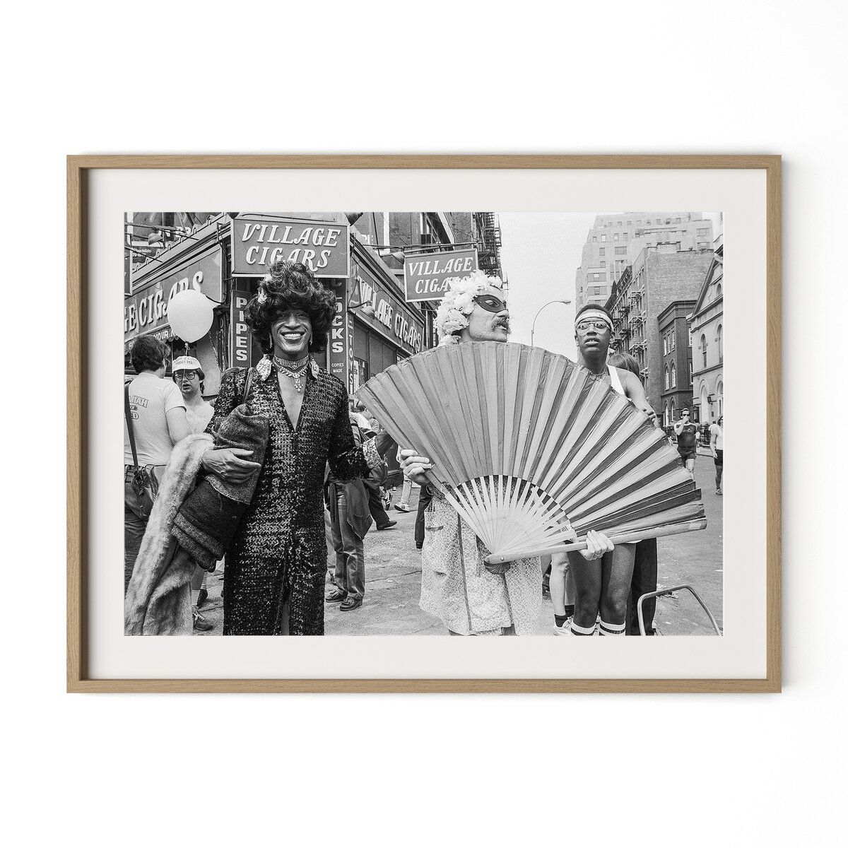 Marsha P. Johnson At Pride March By Barbara Alper
