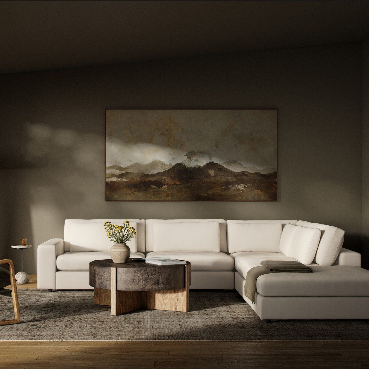 Bloor 4-piece Sectional W/ Ottoman