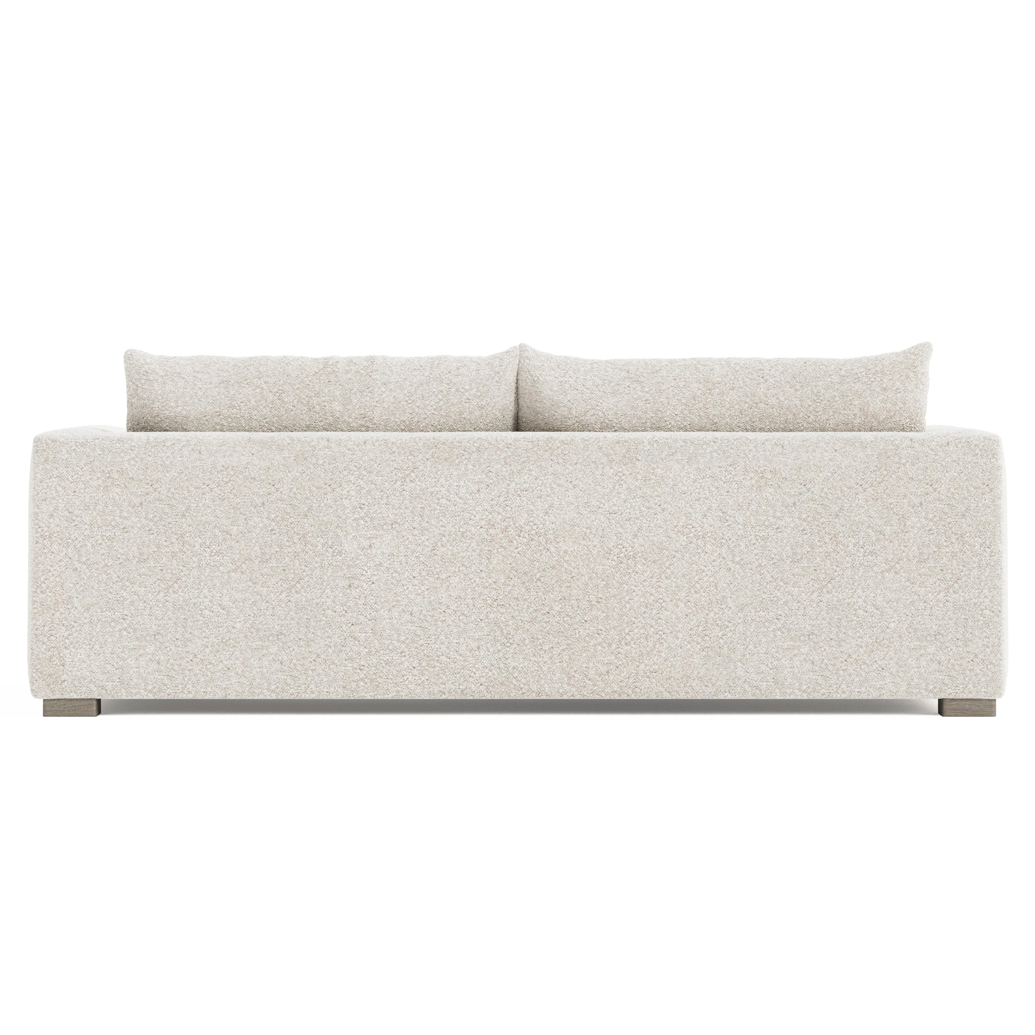 Bernhardt Helena Fabric Sofa Wood Foot