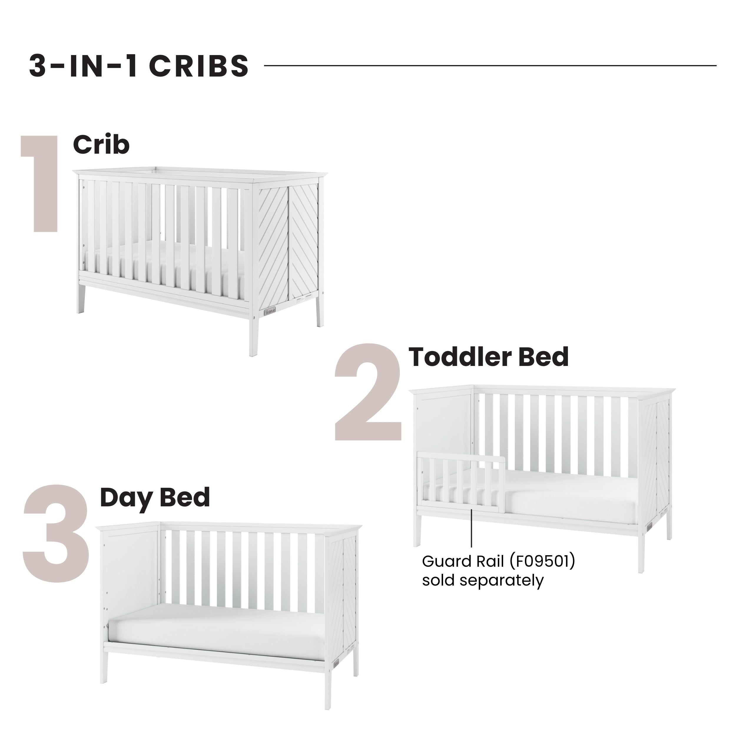 Atwood 3-in-1 Euro 3-Piece Nursery Set