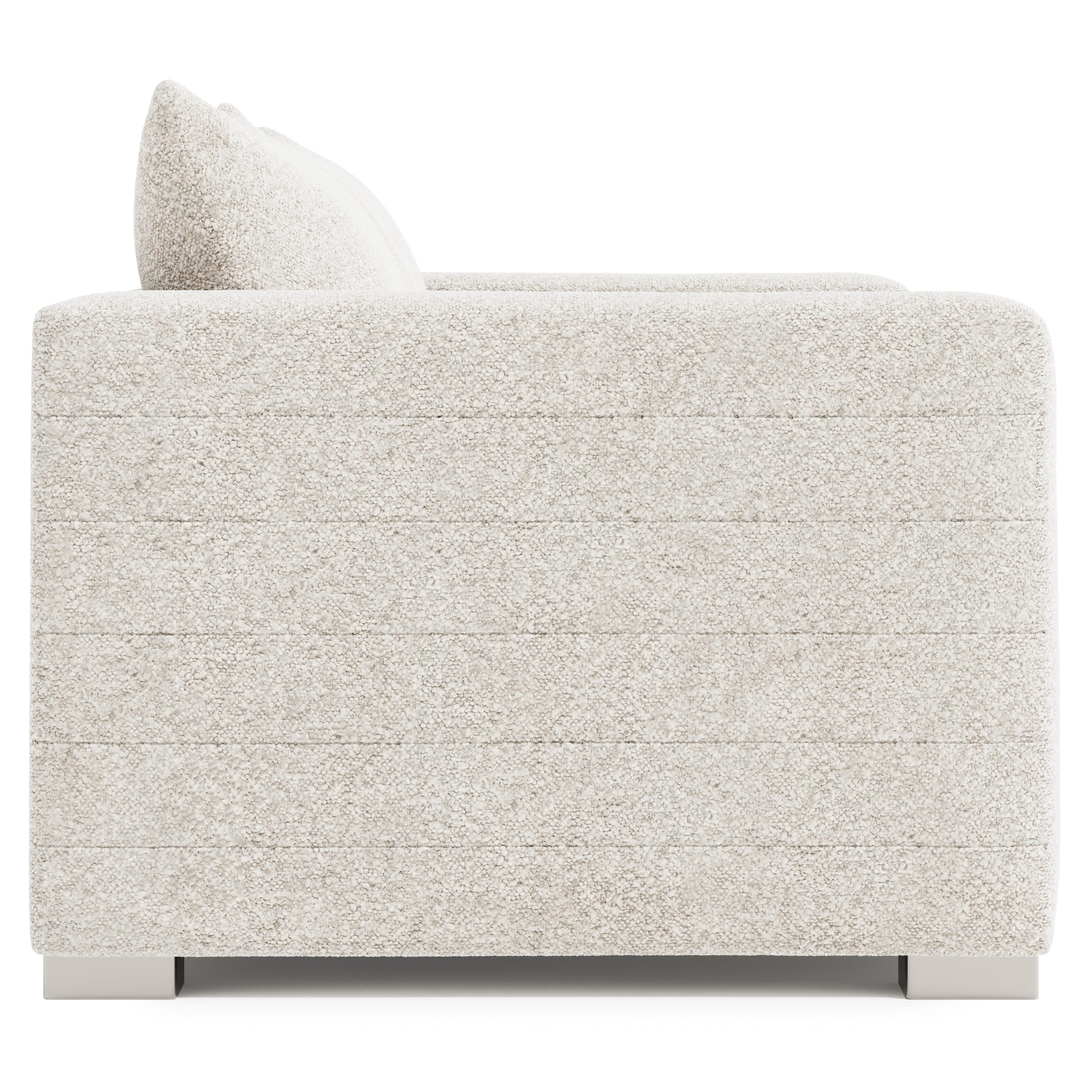 Bernhardt Furniture Helena Fabric Sofa Metal Foot