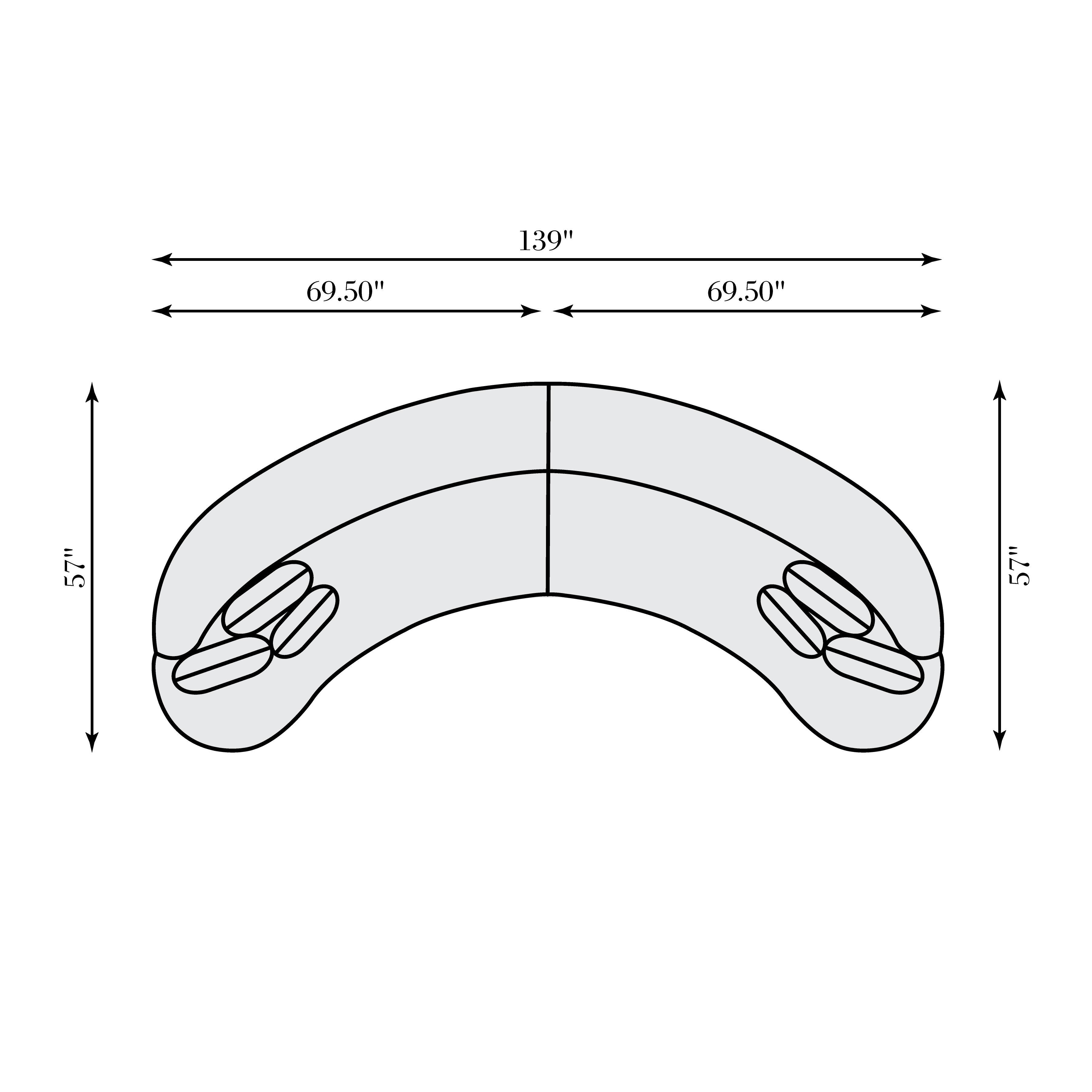 Bernhardt Furniture – Calder Fabric Sectional