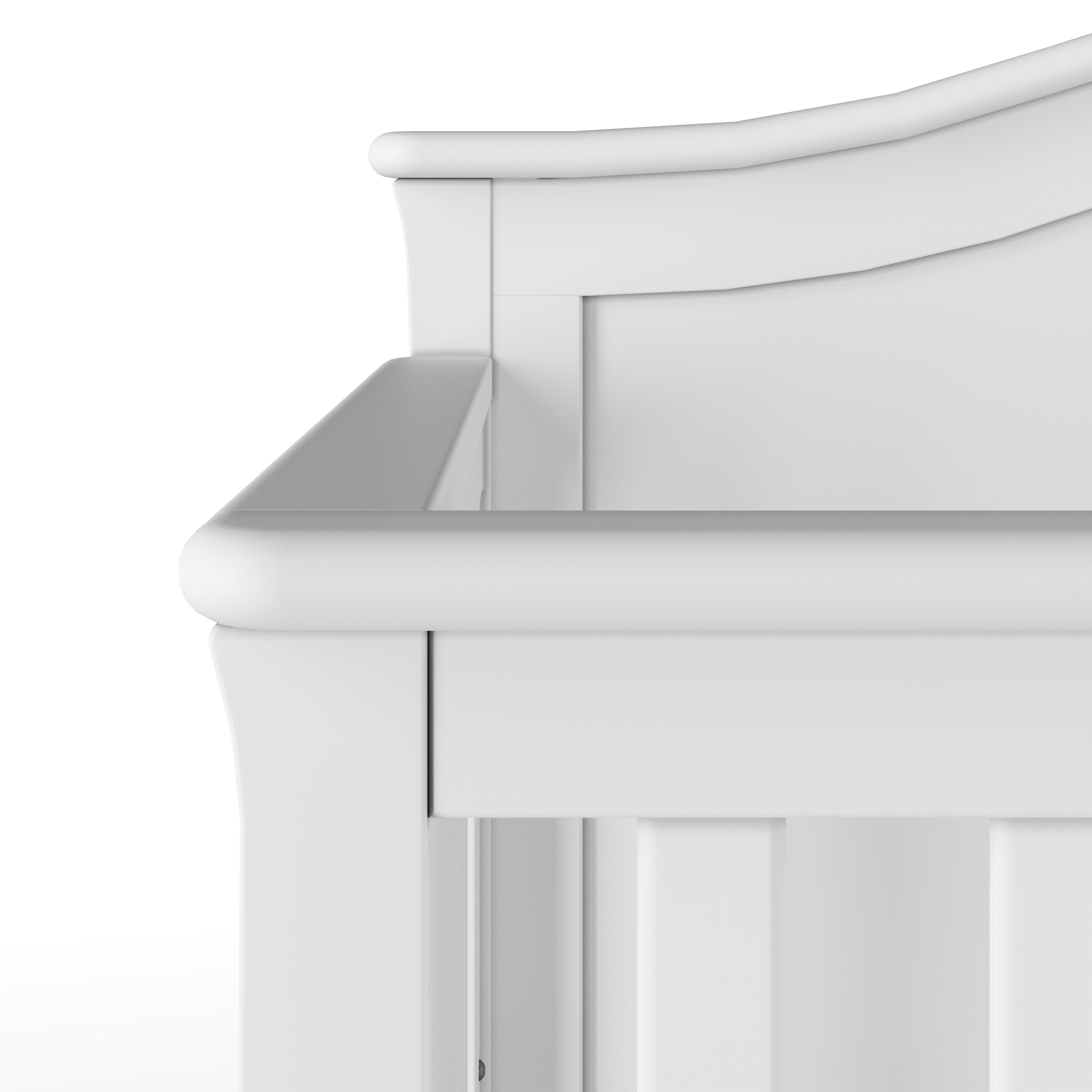 Camden 4-in-1 Convertible Crib, Matte White