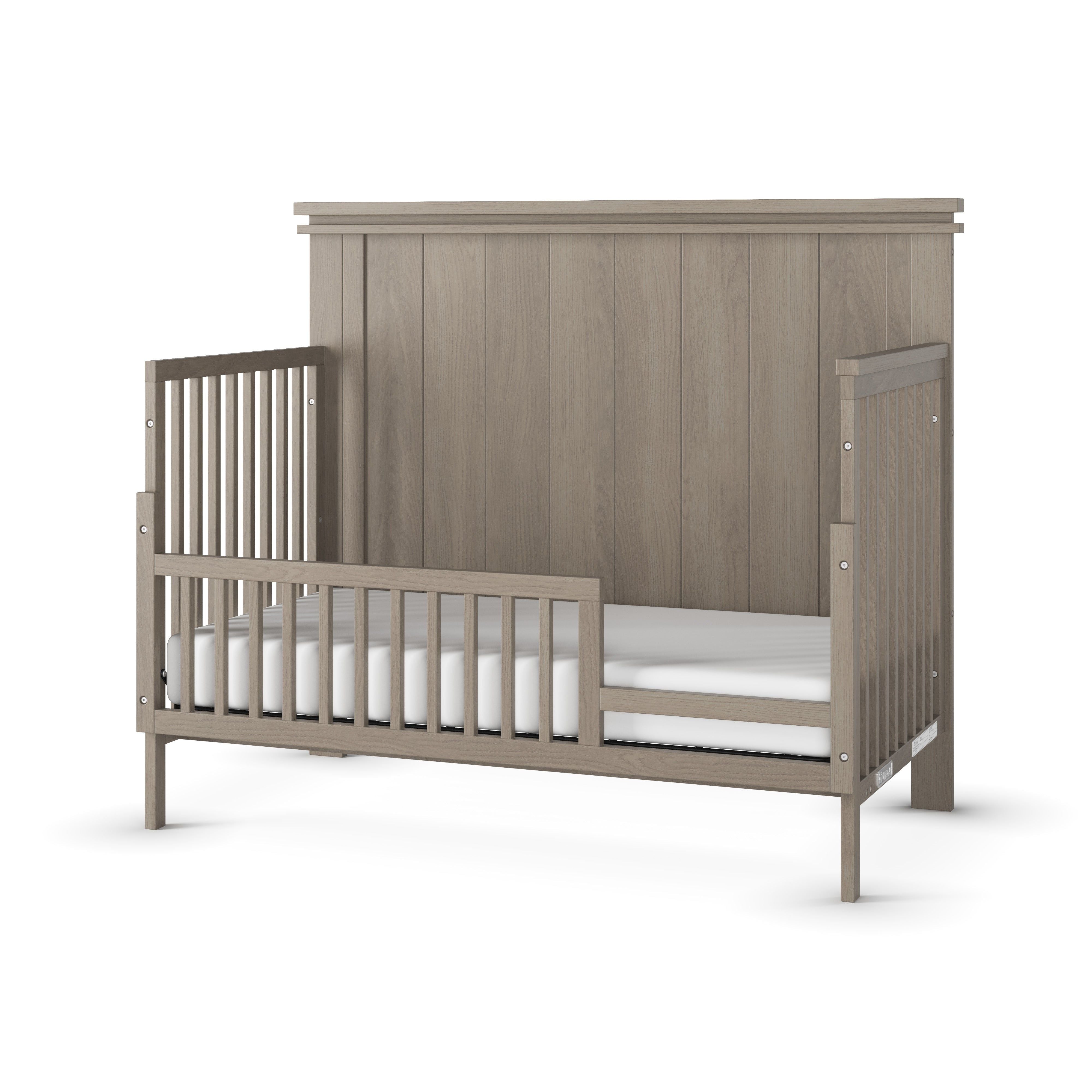 Denman 4-in-1 Convertible Crib, Crescent Gray