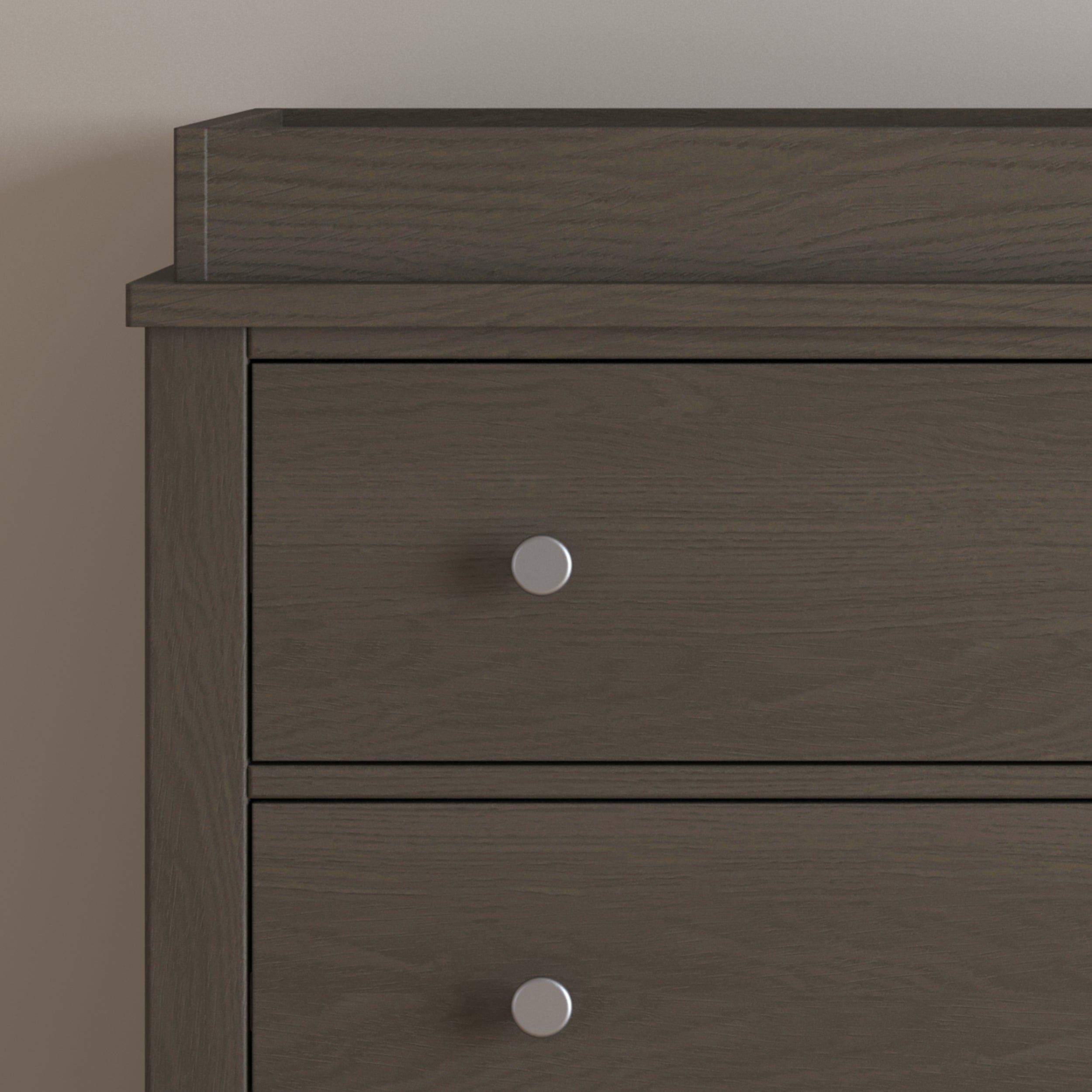 Harmony 3-Drawer Dresser With Changing Table Topper, Dapper Gray