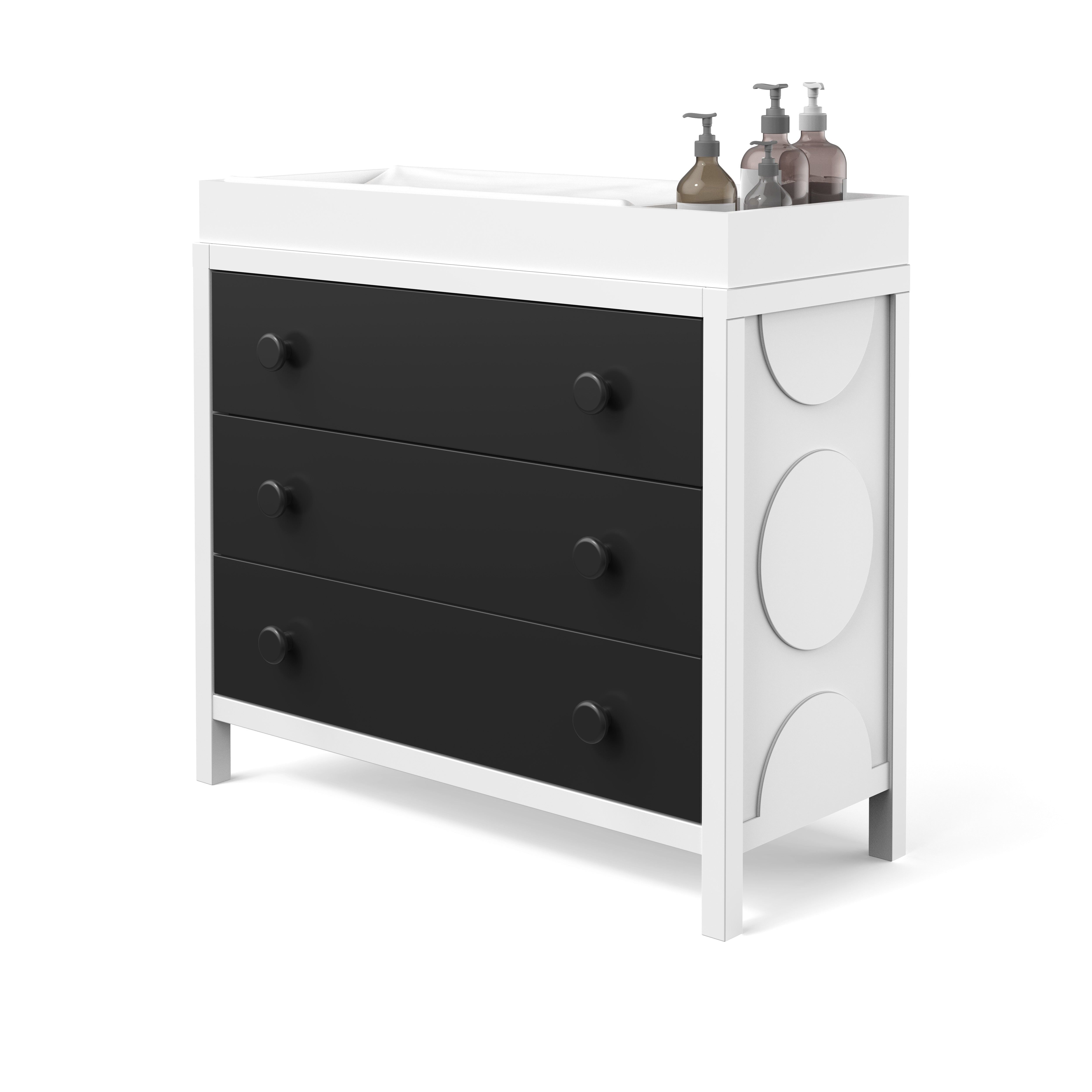 Universal Changing Table Topper Lunar Gray