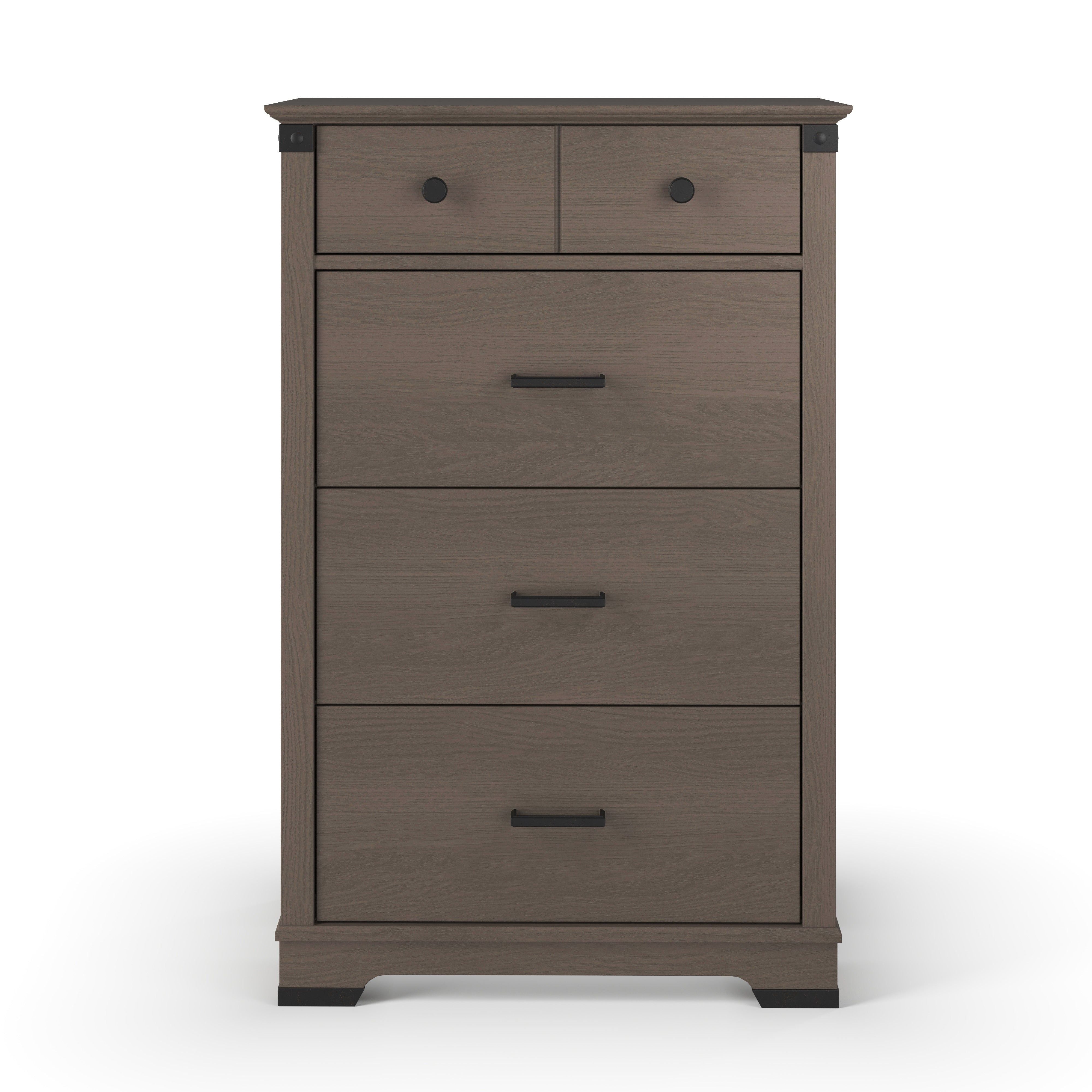 Redmond 4 Drawer Chest, Dapper Gray