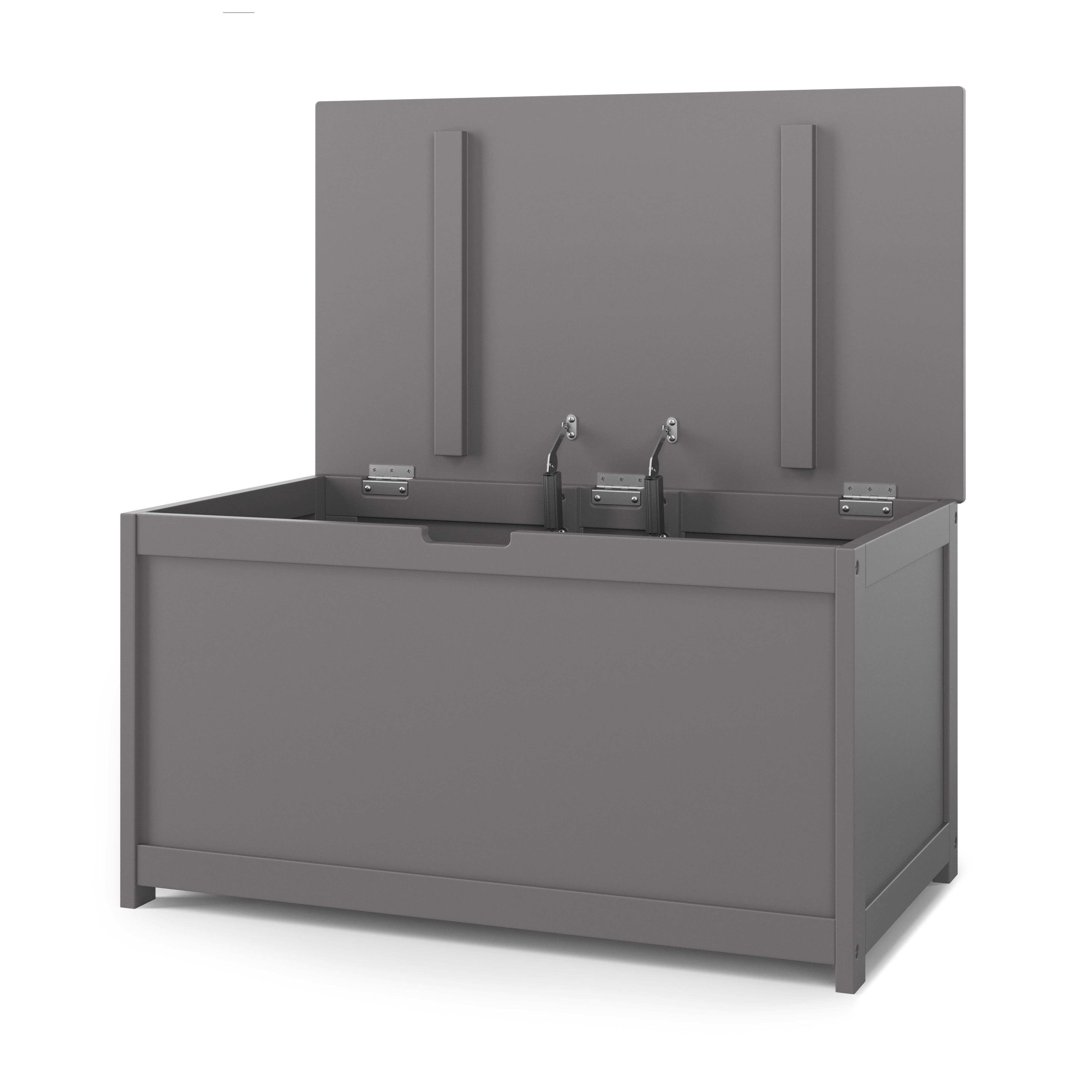 Harmony 33" Kids Toy Box, Cool Gray