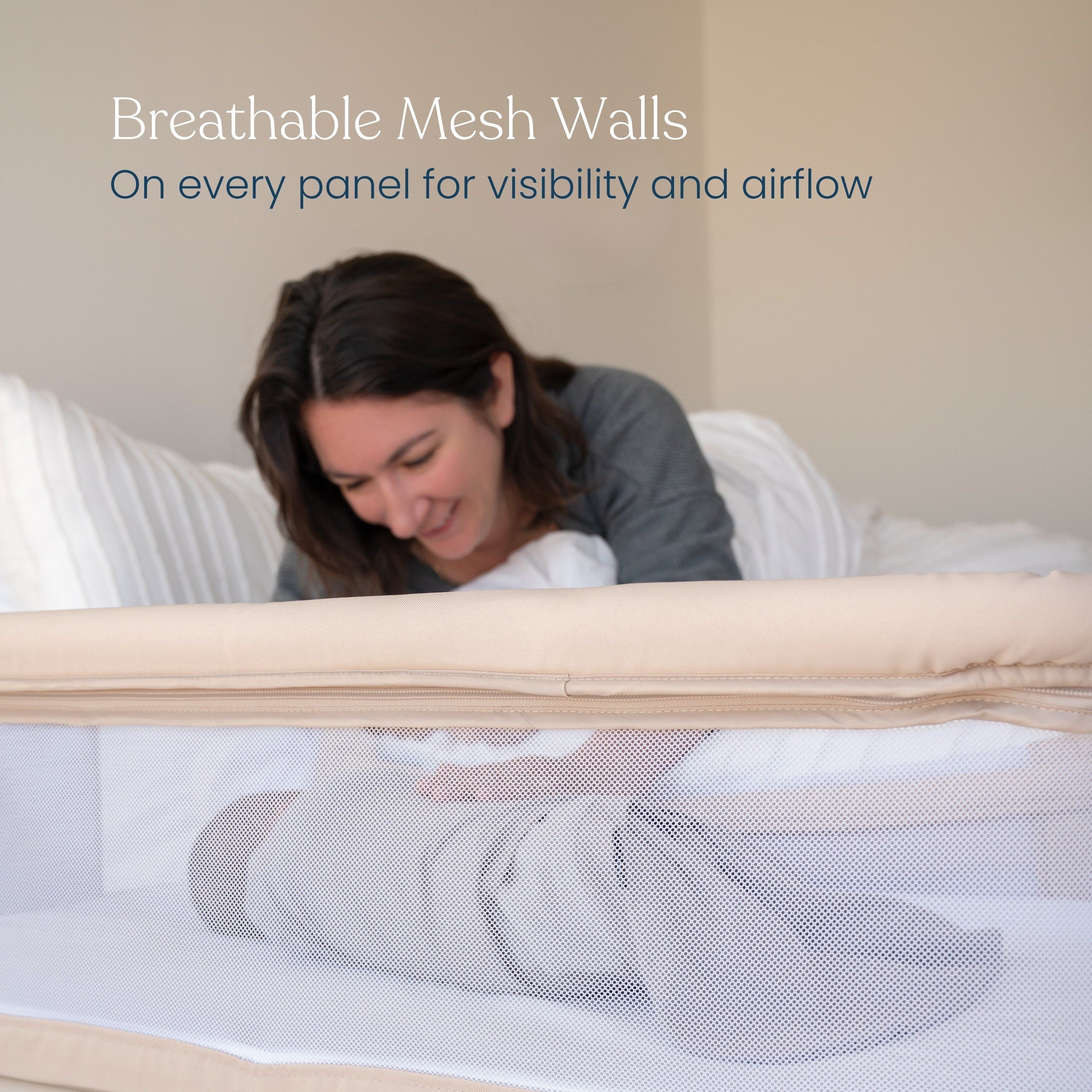 2-in-1 Bedside Bassinet Sleeper