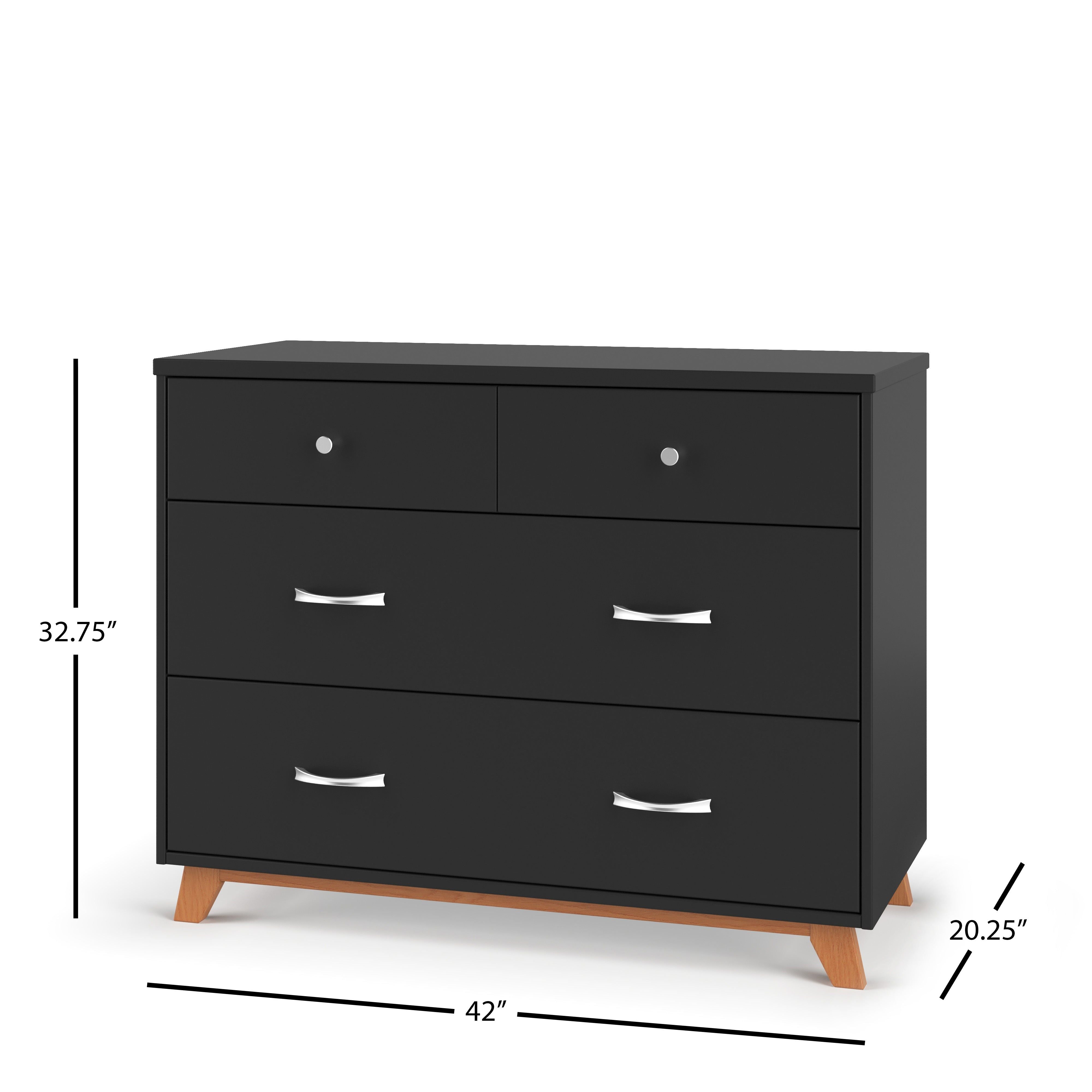 Soho 3-Drawer Dresser, Ebony