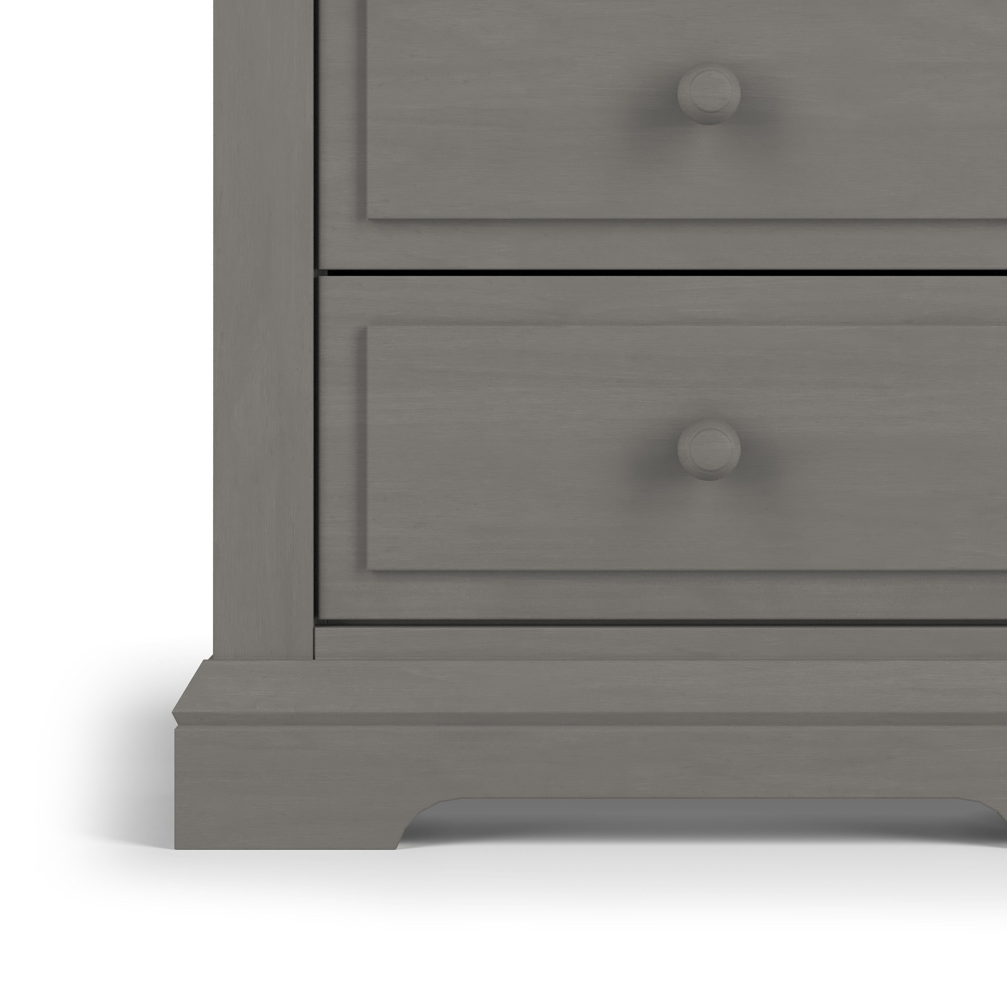 Jordyn Nightstand, Ready-to-assemble, Lunar Gray