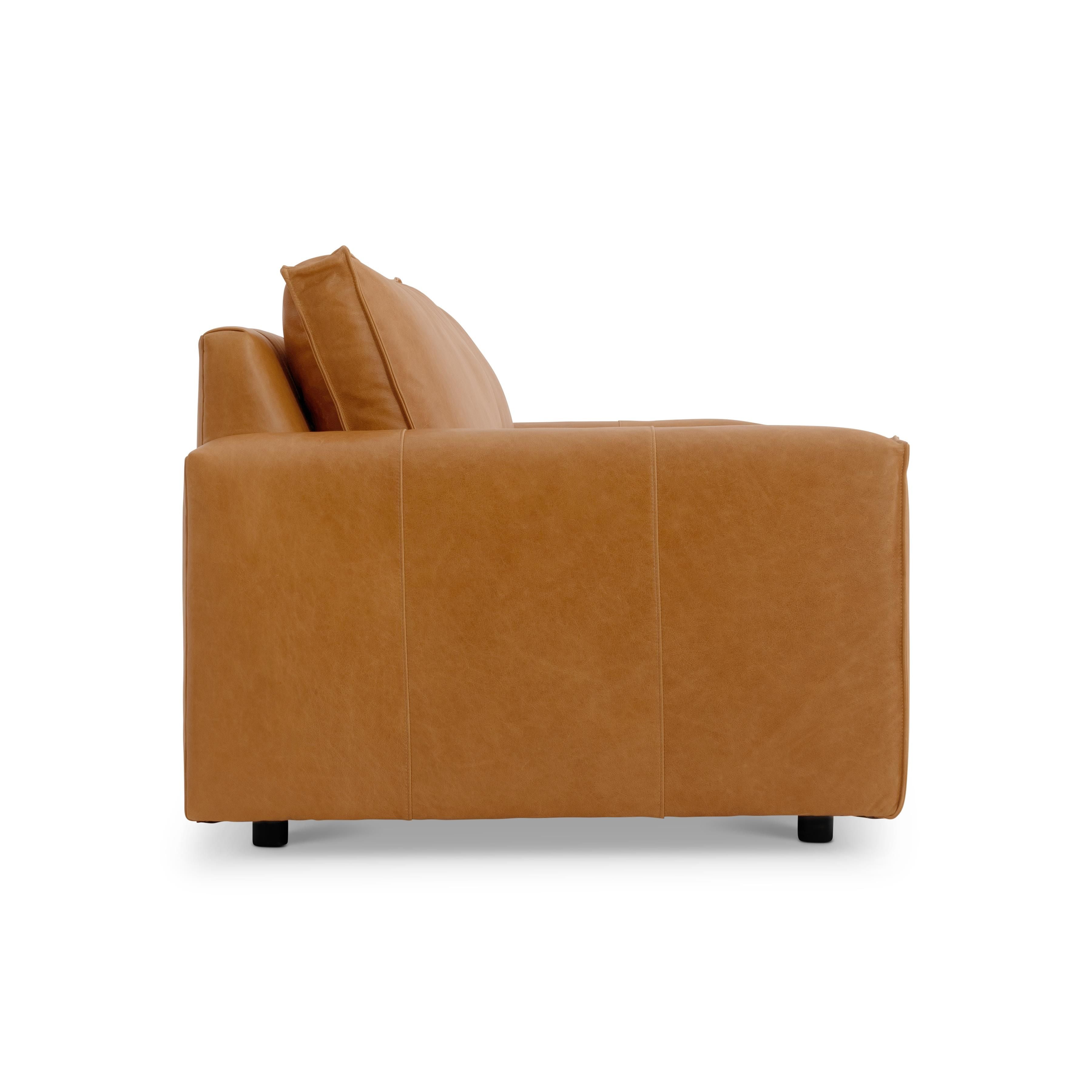 Nest Leather Sofa by Bernhardt Furniture