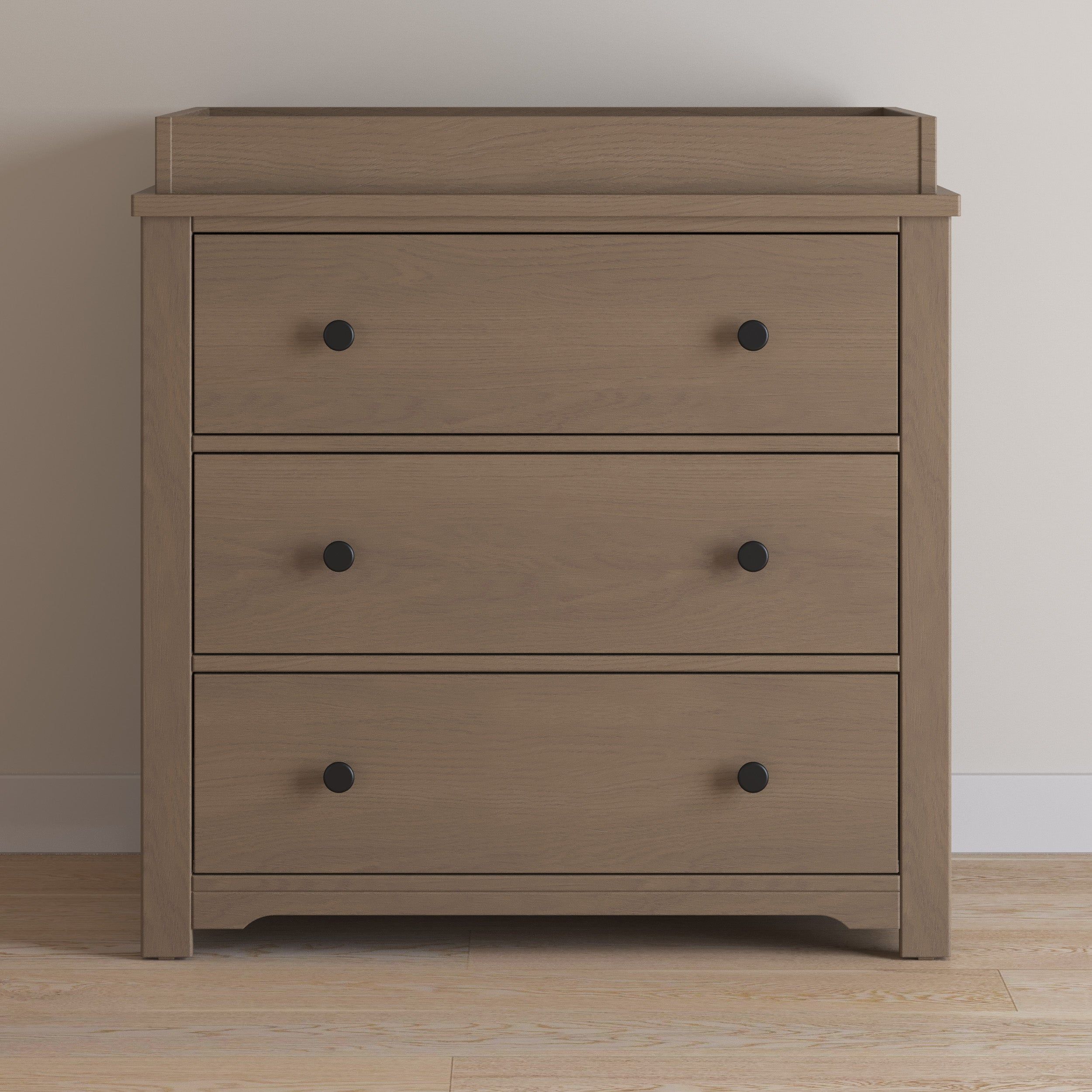 Harmony 3-Drawer Kids Dresser with Changing Table Topper