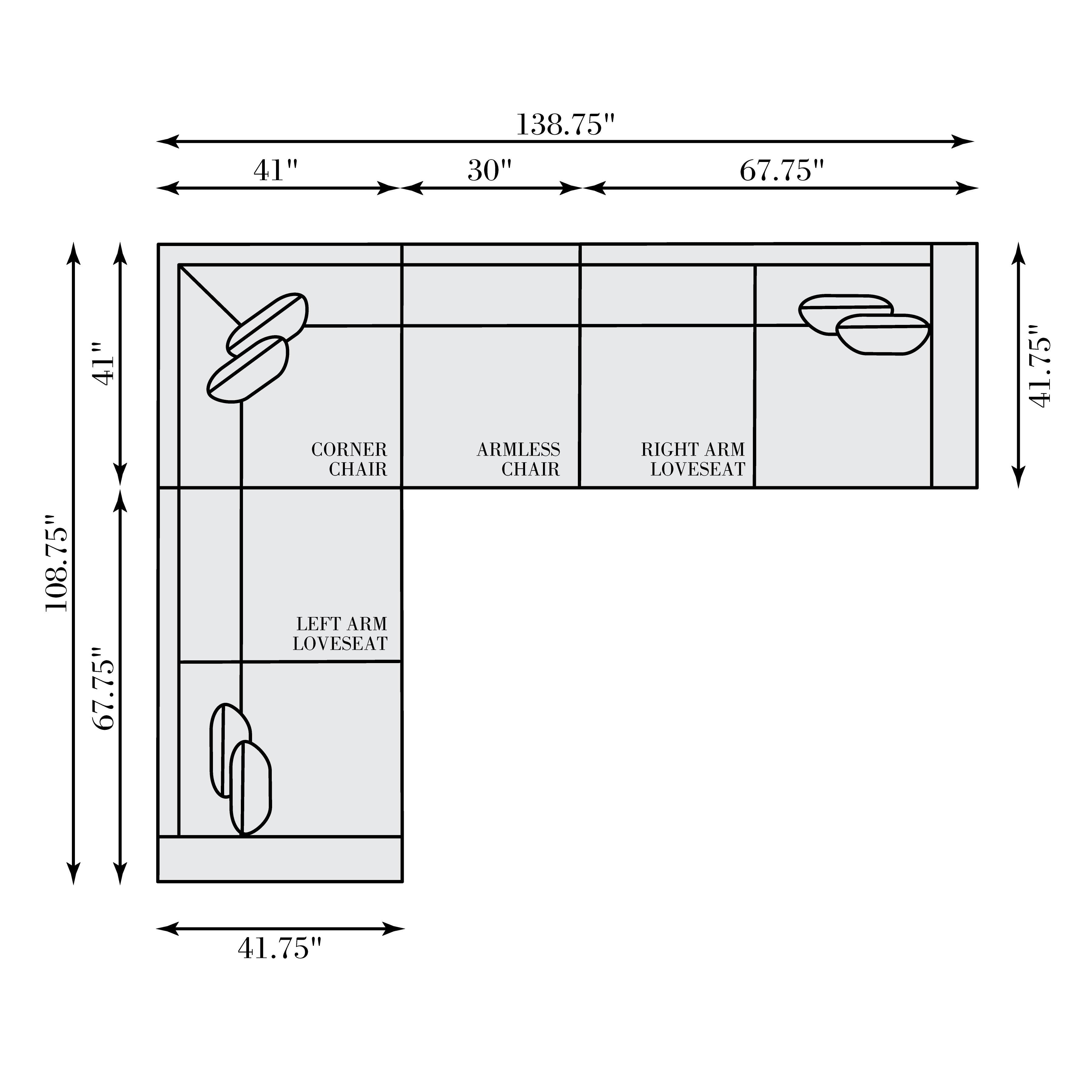 Bernhardt Furniture – Barnes Fabric Sectional