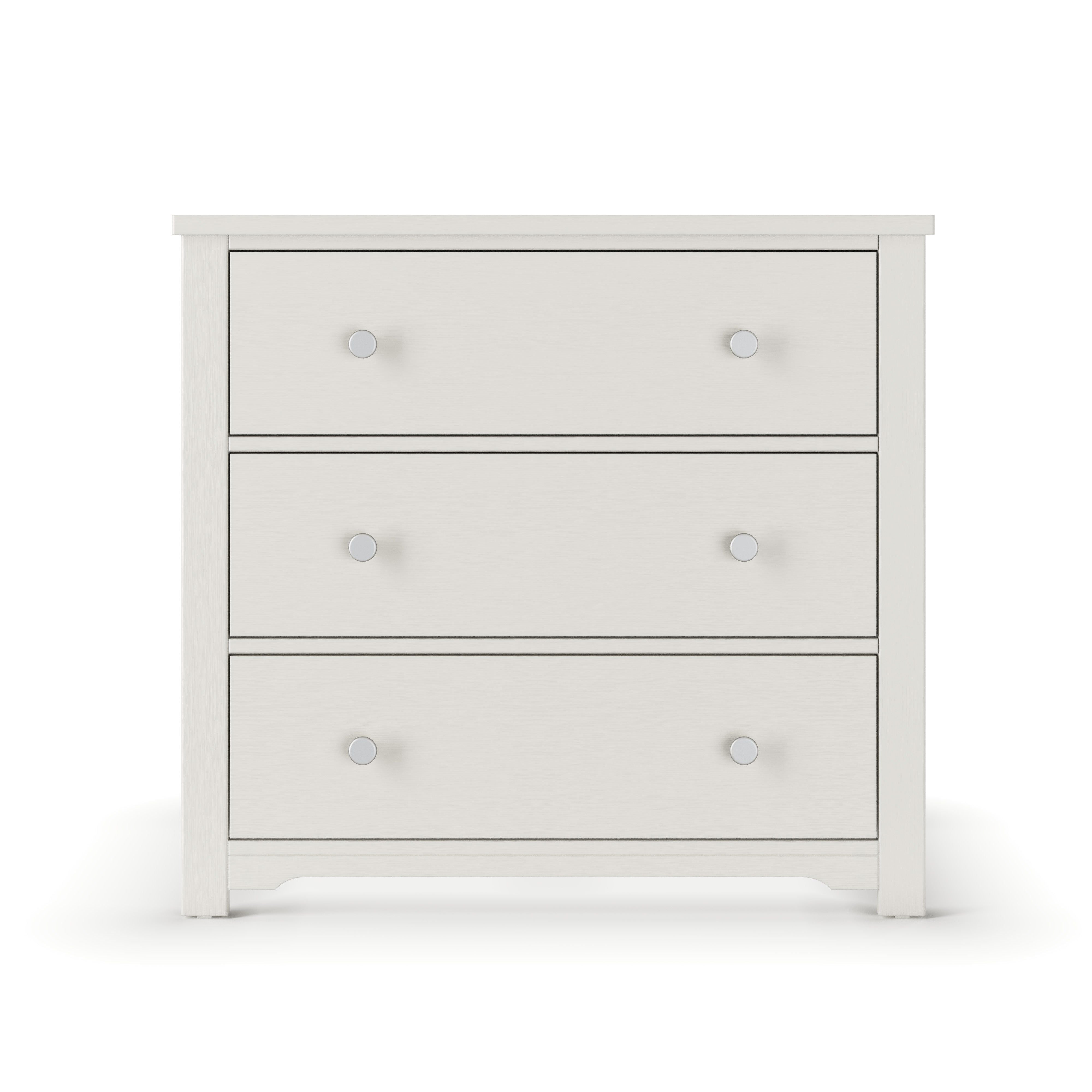 Harmony 3-Drawer Dresser With Changing Table Topper, Brushed Cotton