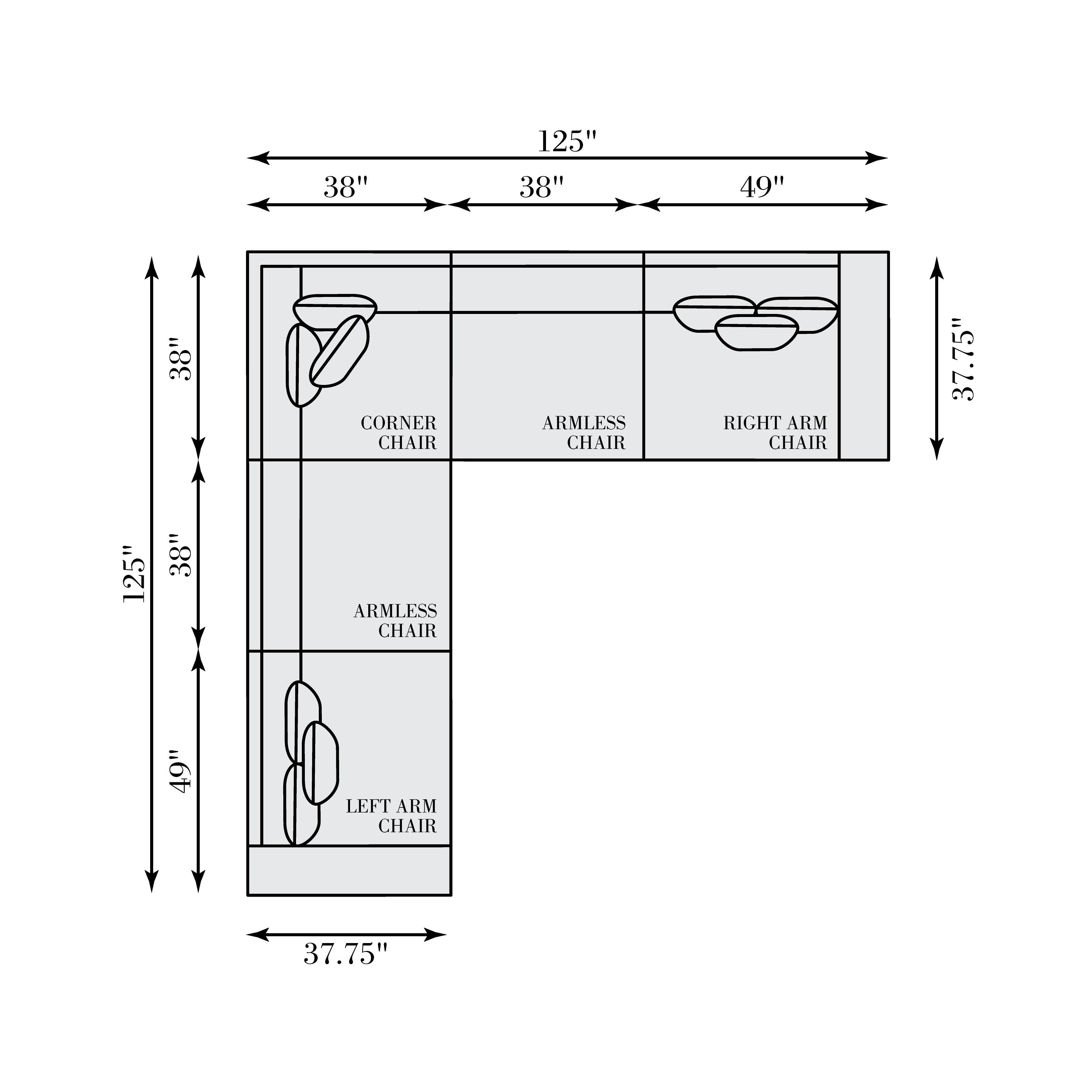 Bernhardt Furniture – Vista Fabric Sectional
