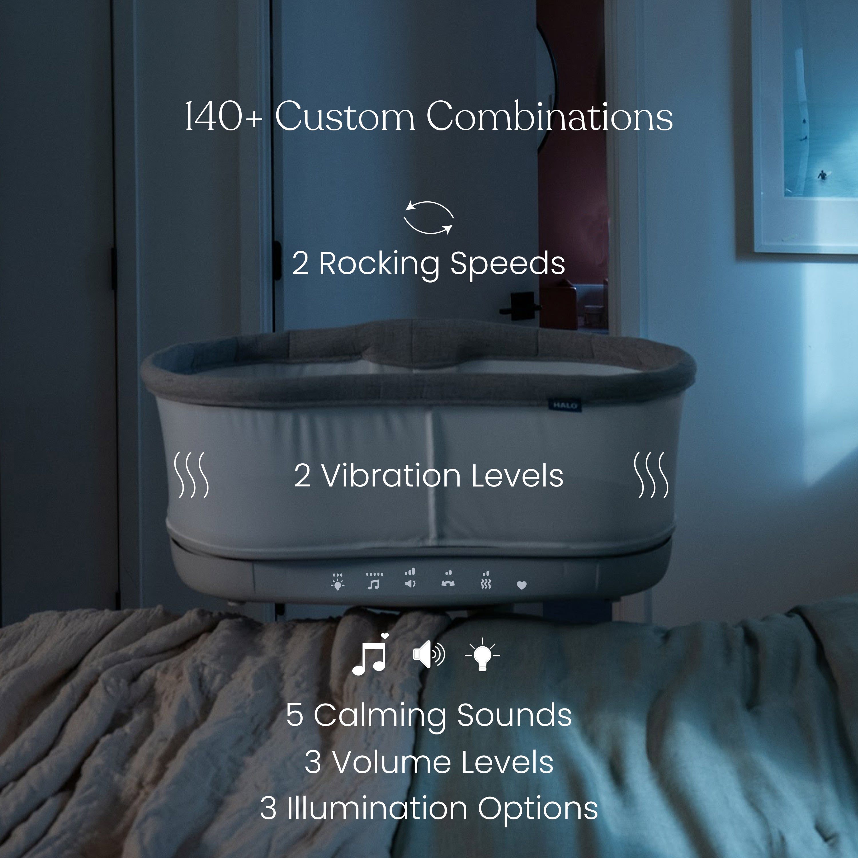 Bassinest Connected Swivel Sleeper 3.0 - Smart Bassinet