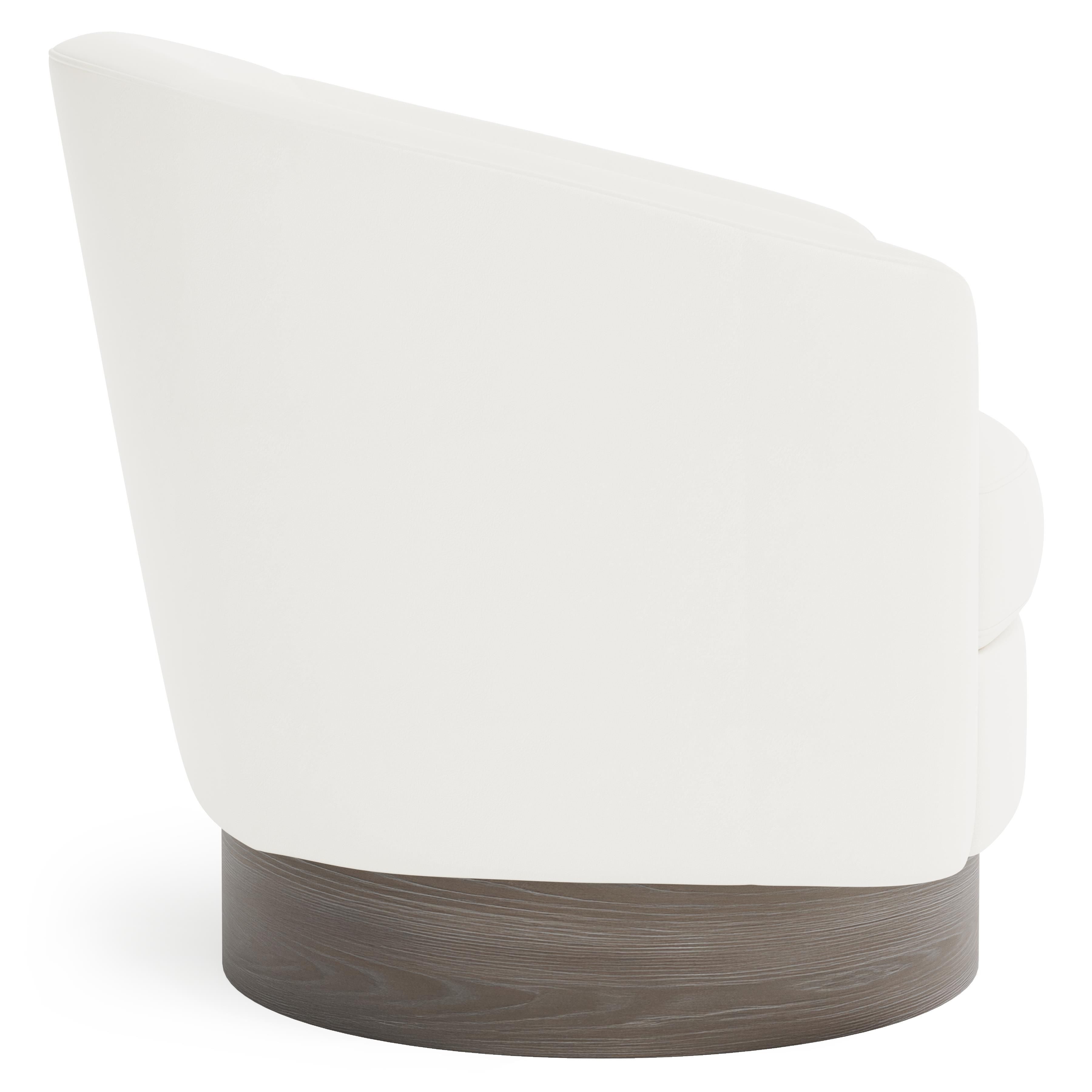 Bernhardt Furniture – Camino Leather Swivel Chair
