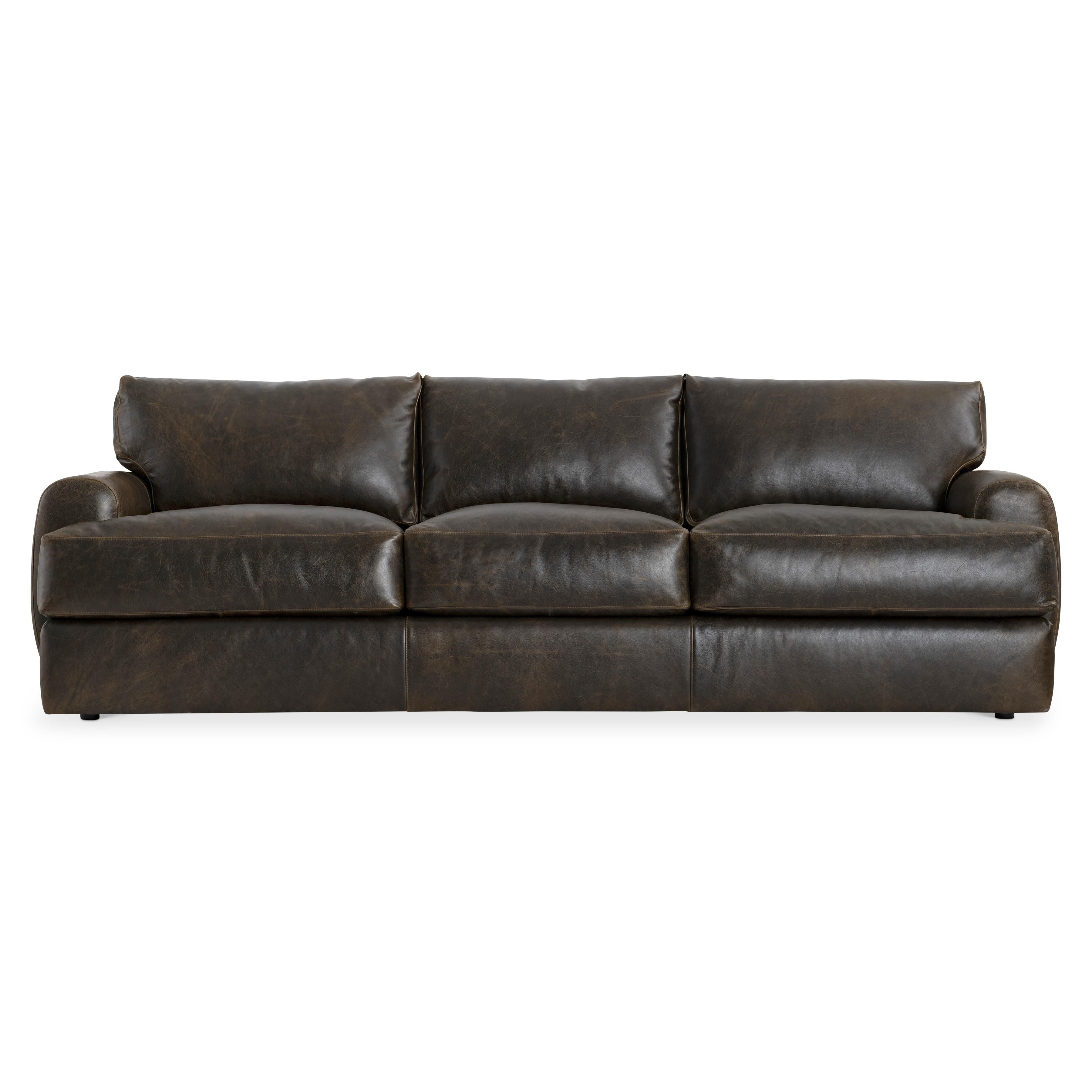 Bernhardt Cameron Leather Sofa