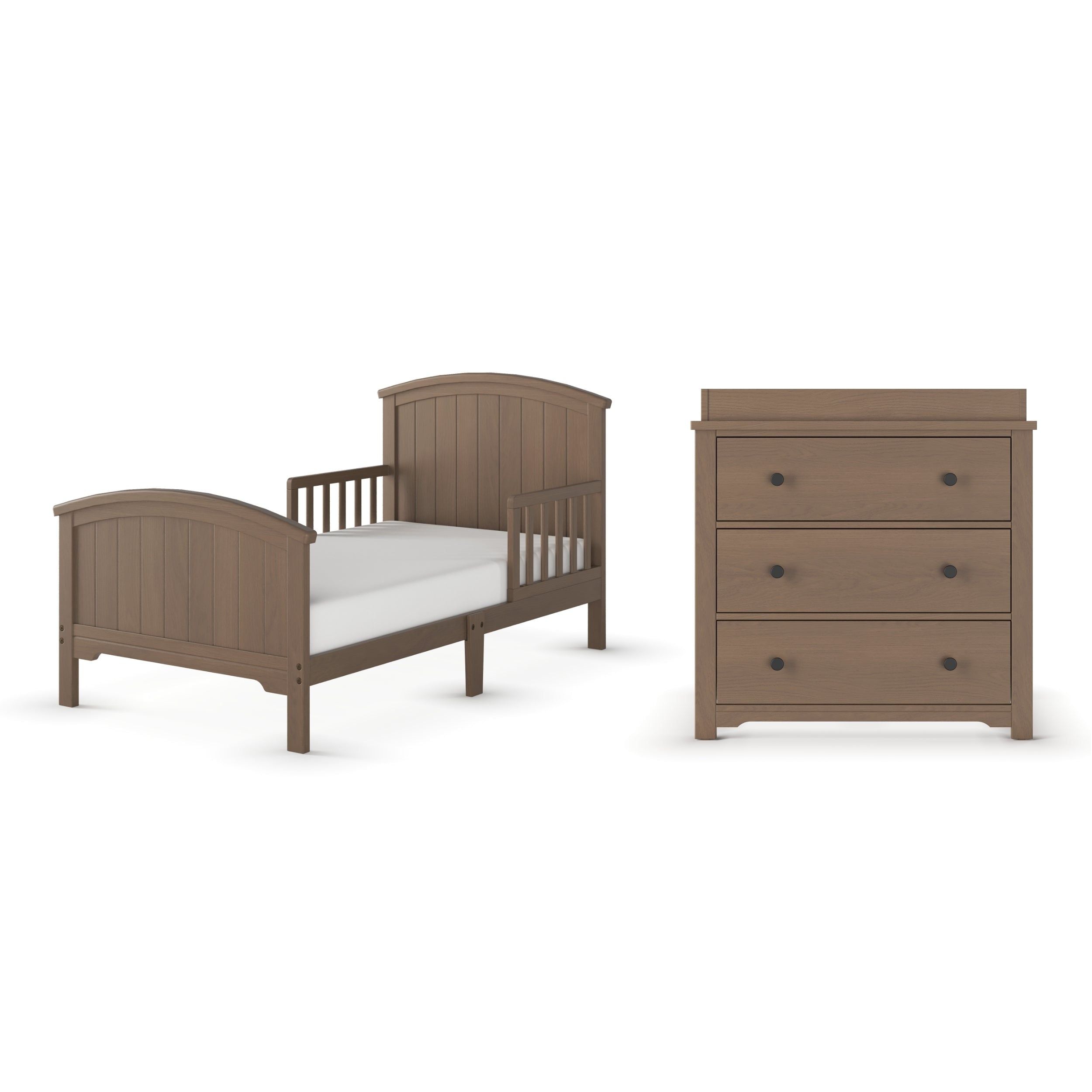 Hampton Toddler Bed, Dusty Heather
